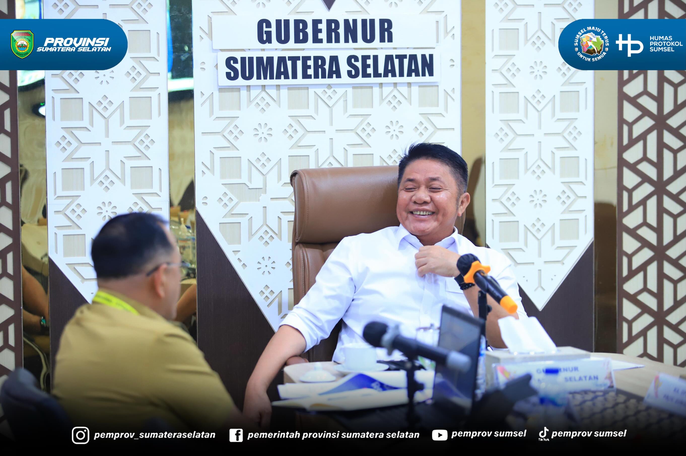 Palembang – Gubernur Sumatera Selatan, Dr. H. Herman Deru, menghadiri secara virtual kegiatan Penjelasan Penilaian Sikap Perilaku dan Strategi Pengembangan Diri bagi Mentor pada Pelatihan Kepemimpinan Nasional (PKN) Tingkat I Angkatan LXVII. Kegia...