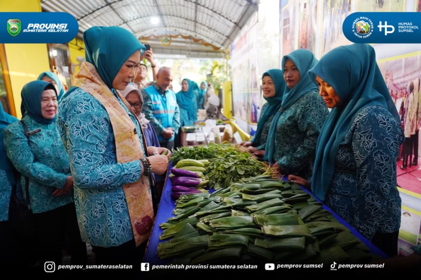 Ketua Tim Penggerak PKK Provinsi Sumatera Selatan, Hj. Febrita Lustia HD mengunjungi Rumah Pendidikan dan Keterampilan (Rumah Dilan) Melati di Desa Sukakarya, Kecamatan STL Ulu Terawas, Kabupaten Musi Rawas, Rabu (3/6/2026).