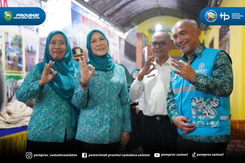 Ketua Tim Penggerak PKK Provinsi Sumatera Selatan, Hj. Febrita Lustia HD mengunjungi Rumah Pendidikan dan Keterampilan (Rumah Dilan) Melati di Desa Sukakarya, Kecamatan STL Ulu Terawas, Kabupaten Musi Rawas, Rabu (3/6/2026).