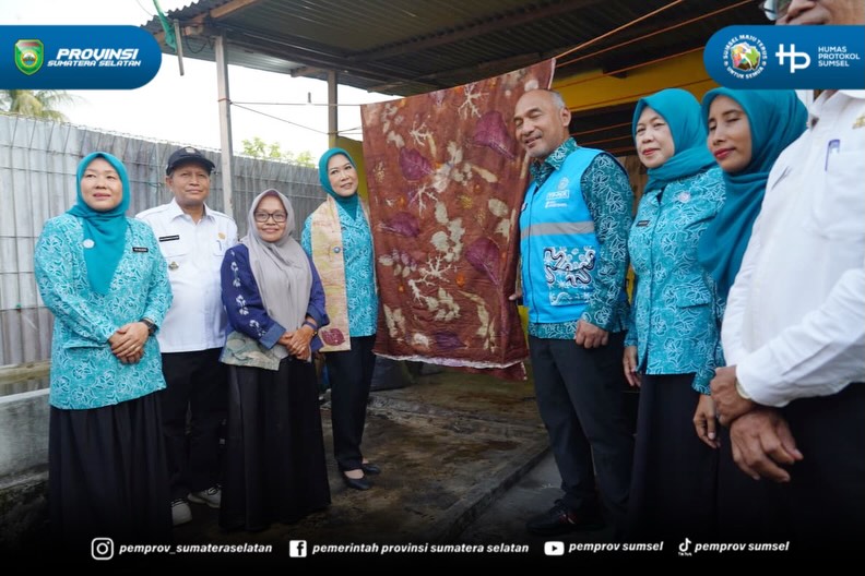 Ketua Tim Penggerak PKK Provinsi Sumatera Selatan, Hj. Febrita Lustia HD mengunjungi Rumah Pendidikan dan Keterampilan (Rumah Dilan) Melati di Desa Sukakarya, Kecamatan STL Ulu Terawas, Kabupaten Musi Rawas, Rabu (3/6/2026).