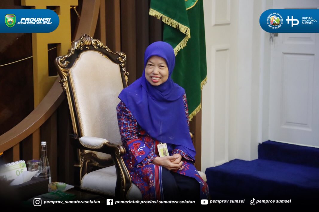 Palembang - Gubernur Sumatera Selatan Herman Deru menerima audiensi Kepala Kanwil Ditjen Pajak Sumsel Babel sekaligus Kepala Perwakilan Kemenkeu Sumsel Retno Sri Sulistyani beserta di Ruang Tamu Gubernur, Kamis (04/06/26).