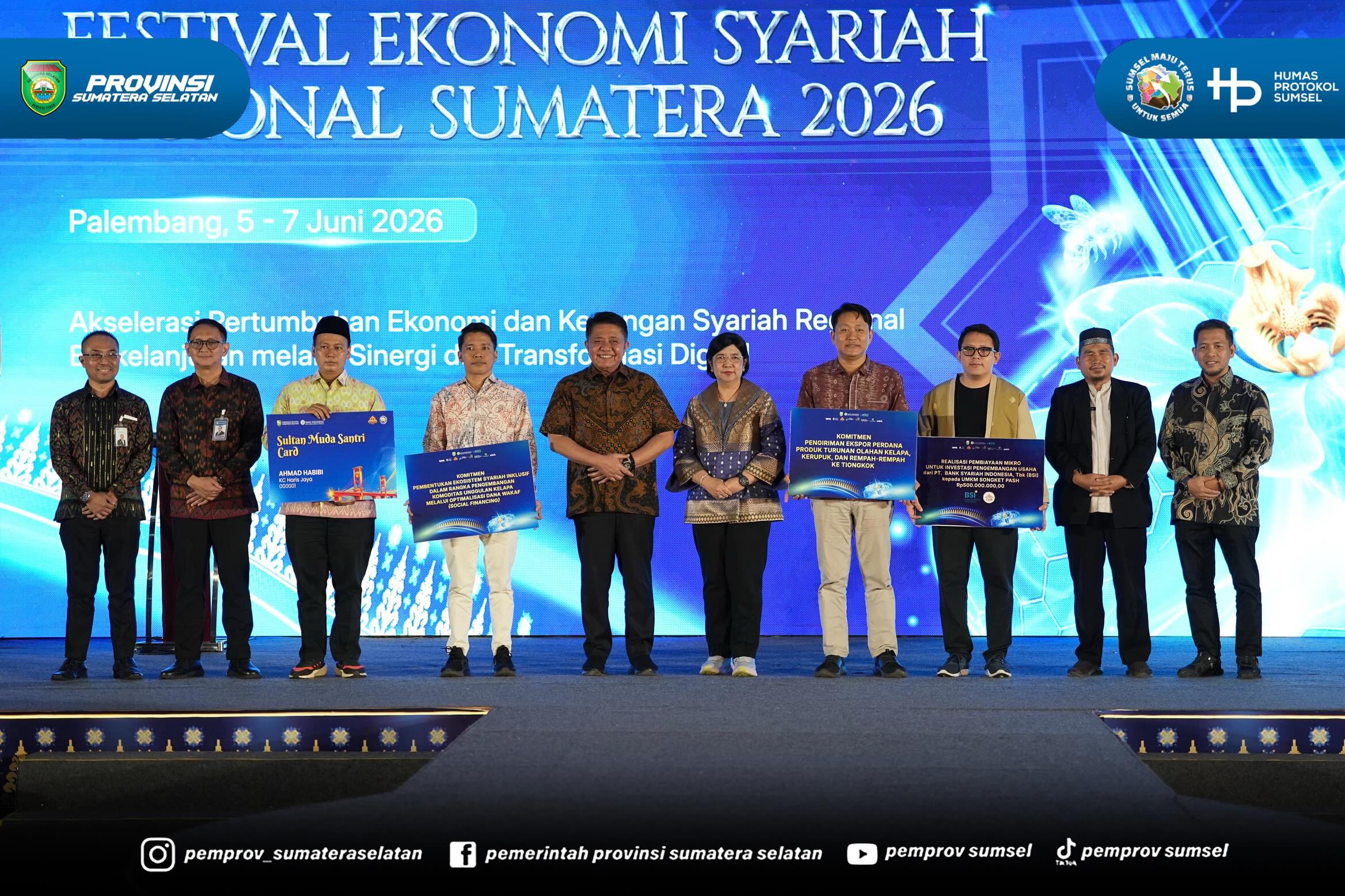 Palembang - Provinsi Sumatera Selatan kembali menjadi pusat perhatian pengembangan ekonomi dan keuangan syariah nasional melalui gelaran Festival Ekonomi Syariah (FESyar) Regional Sumatera 2026 yang akan berlangsung pada 5–7 Juni 2026 di Palembang...
