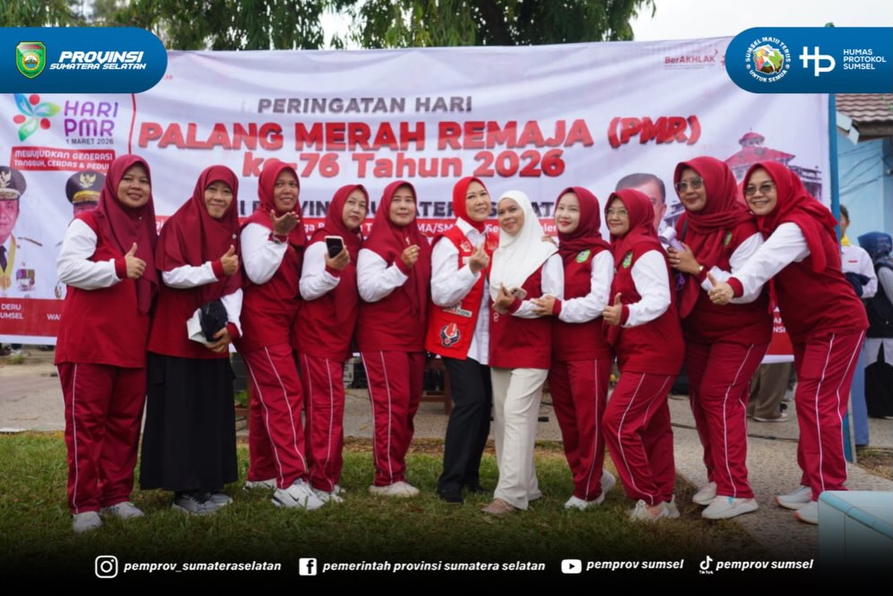 Palembang – Peringatan Hari Lahir ke-76 Palang Merah Remaja (PMR) berlangsung khidmat dan meriah melalui apel serta simulasi Pertolongan Pertama pada Kecelakaan (P3K) di SMAN 13 Palembang, Sabtu (6/6/2026). Kegiatan ini menjadi pengingat bahwa PMR...