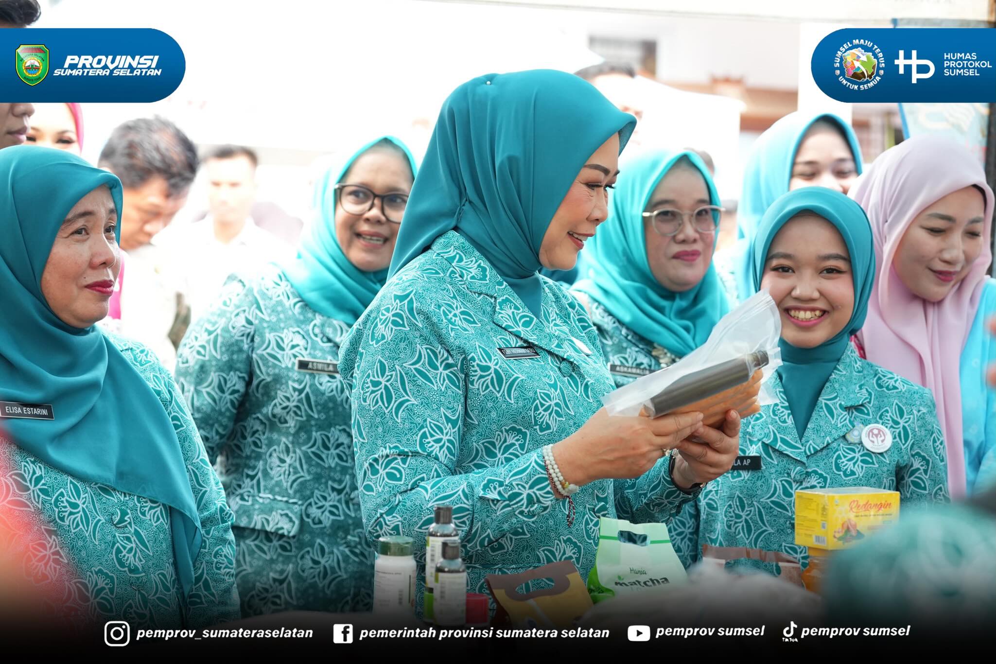Banyuasin - Ketua TP PKK Sumsel Feby Deru melakukan kunjungan kerja ke Kabupaten Banyuasin, Rabu (09/06/2026). Kunker ini difokuskan untuk monitoring dan evaluasi pelaksanaan 10 Program Pokok PKK di TP PKK Banyuasin.