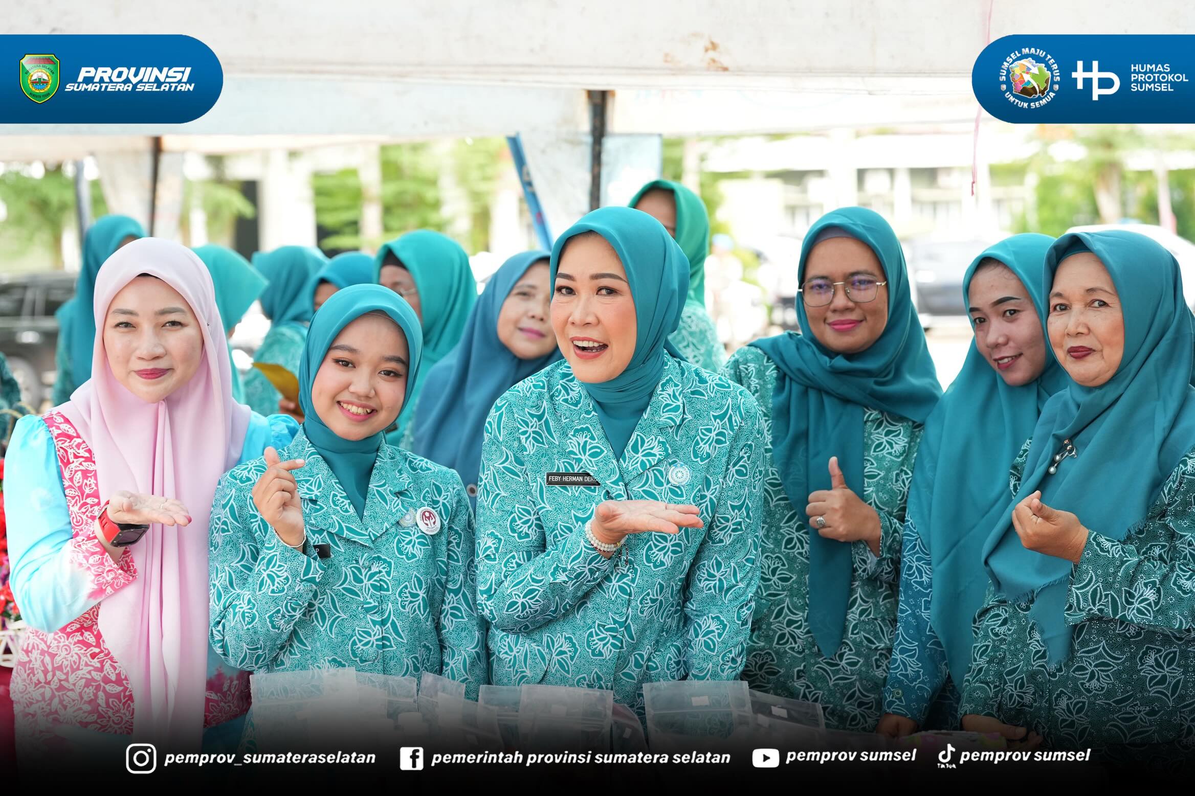 Banyuasin - Ketua TP PKK Sumsel Feby Deru melakukan kunjungan kerja ke Kabupaten Banyuasin, Rabu (09/06/2026). Kunker ini difokuskan untuk monitoring dan evaluasi pelaksanaan 10 Program Pokok PKK di TP PKK Banyuasin.
