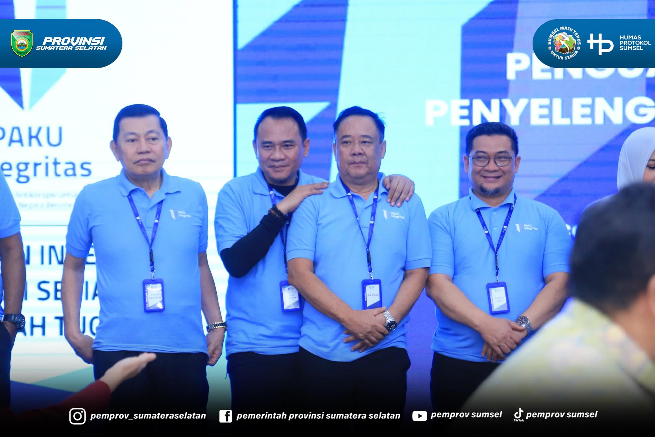 Jakarta - Wakil Gubernur Sumsel H. Cik Ujang dan Ketua BKOW Sumsel Lidyawati Cik Ujang ikut serta dalam Pembukaan Pelatihan Penguatan Anti Korupsi untuk Penyelenggara Negara Berintegritas (PAKU INTEGRITAS) Tahun 2026 diselenggarakan oleh KPK RI. K...