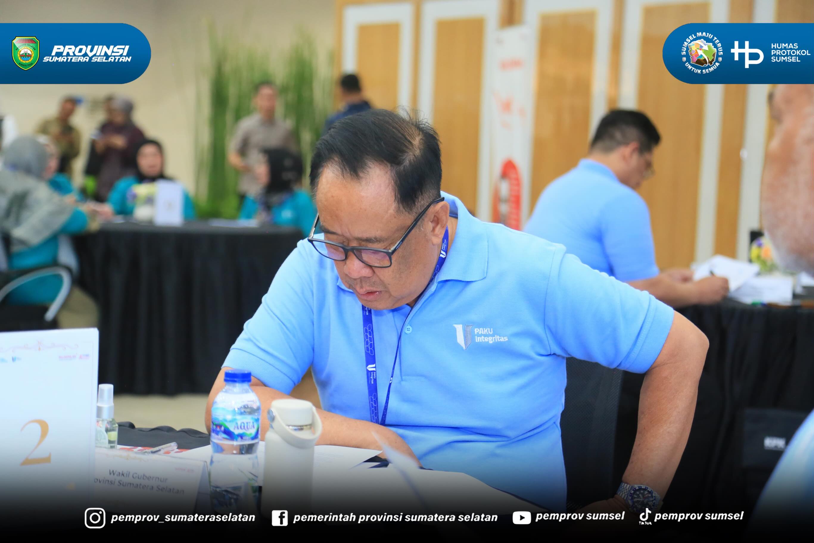 Jakarta - Wakil Gubernur Sumsel H. Cik Ujang dan Ketua BKOW Sumsel Lidyawati Cik Ujang ikut serta dalam Pembukaan Pelatihan Penguatan Anti Korupsi untuk Penyelenggara Negara Berintegritas (PAKU INTEGRITAS) Tahun 2026 diselenggarakan oleh KPK RI. K...