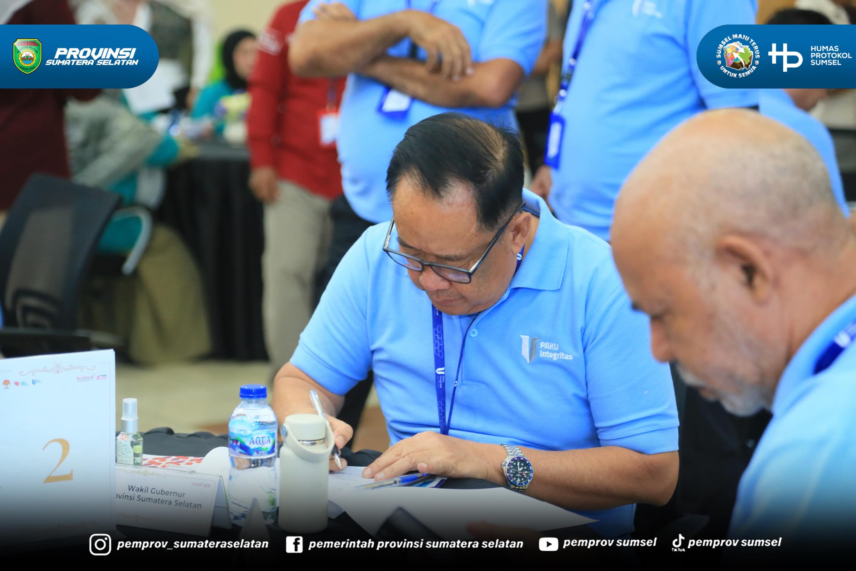 Jakarta - Wakil Gubernur Sumsel H. Cik Ujang dan Ketua BKOW Sumsel Lidyawati Cik Ujang ikut serta dalam Pembukaan Pelatihan Penguatan Anti Korupsi untuk Penyelenggara Negara Berintegritas (PAKU INTEGRITAS) Tahun 2026 diselenggarakan oleh KPK RI. K...