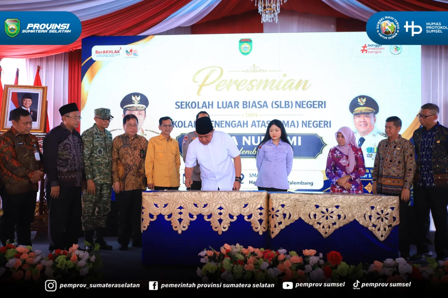 Palembang – Gubernur Sumatera Selatan (Sumsel), Dr. H. Herman Deru (HD), menegaskan komitmennya untuk membangun kualitas pendidikan yang merata di seluruh Sumsel melalui penguatan kualitas guru, tata kelola sekolah, serta pendidikan karakter siswa.