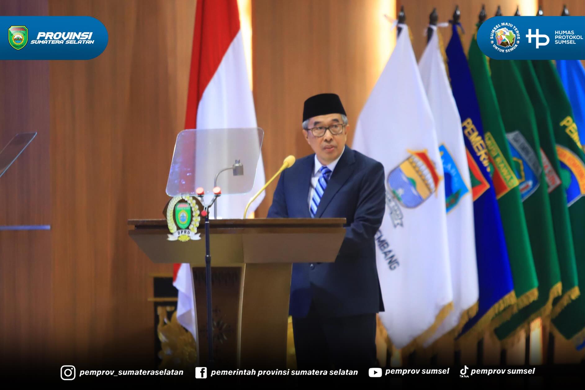 Palembang - Di bawah kepemimpinan Gubernur Sumsel Dr. H. Herman Deru, Provinsi Sumsel kembali mengukir prestasi gemilang di bidang tata kelola keuangan. Untuk ke-12 kalinya secara berturut-turut Provinsi Sumsel mendapatkan predikat Opini Wajar Tan...