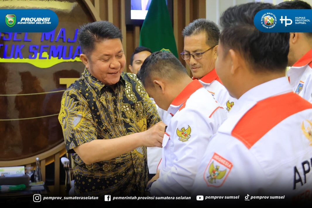 PALEMBANG – Gubernur Sumatera Selatan (Sumsel) Dr. H. Herman Deru menerima audiensi Asosiasi Pemerintahan Desa Seluruh Indonesia (APDESI) Merah Putih Sumsel di Ruang Tamu Gubernur Sumsel, Kamis (18/6/2026).