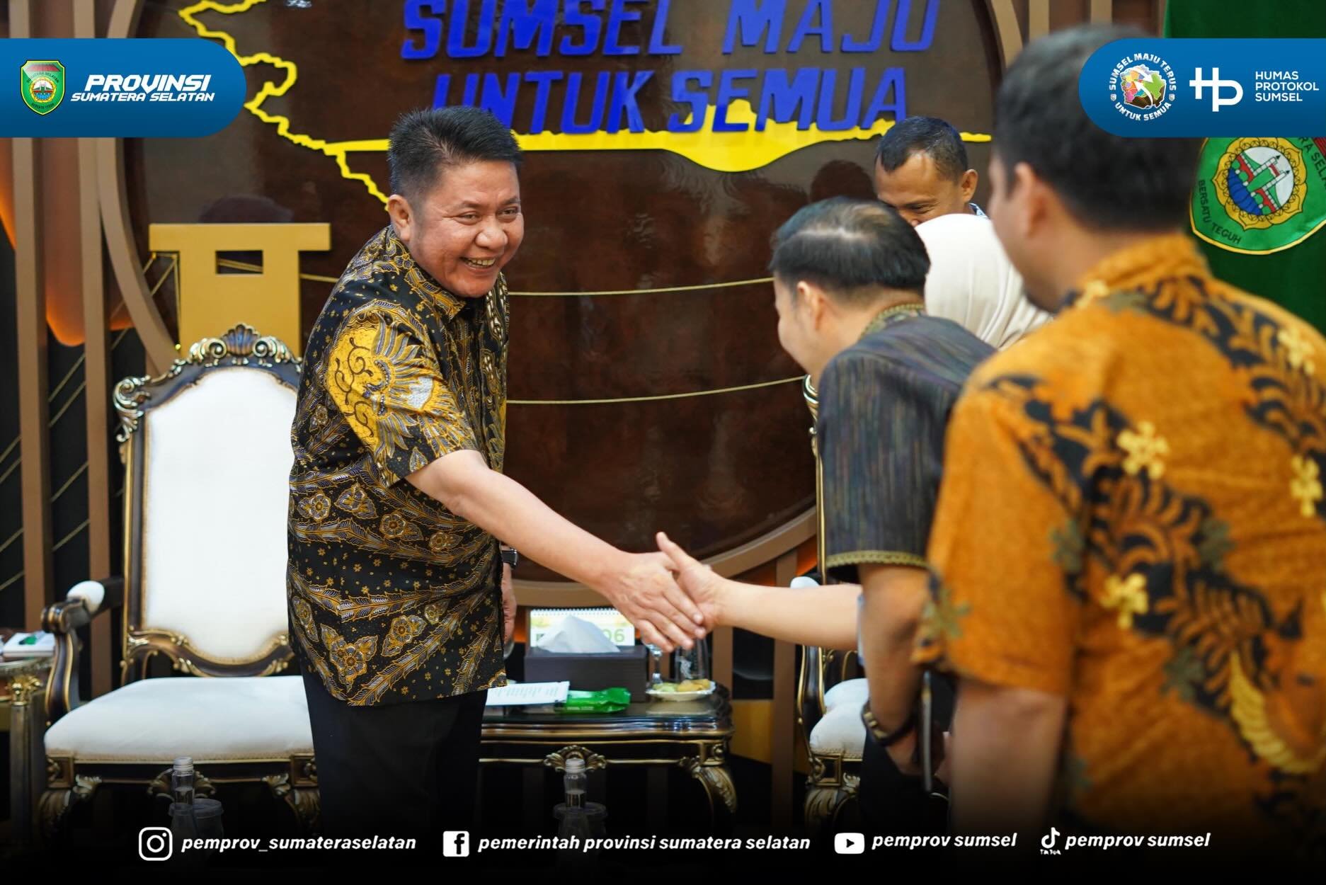 Palembang - Gubernur Sumatera Selatan (Sumsel) H. Herman Deru mendorong Politeknik Negeri Sriwijaya (Polsri) untuk memperkuat komunikasi dengan Pemerintah Provinsi Sumsel serta menyelaraskan pengembangan pendidikan vokasi dengan kebutuhan dan pote...
