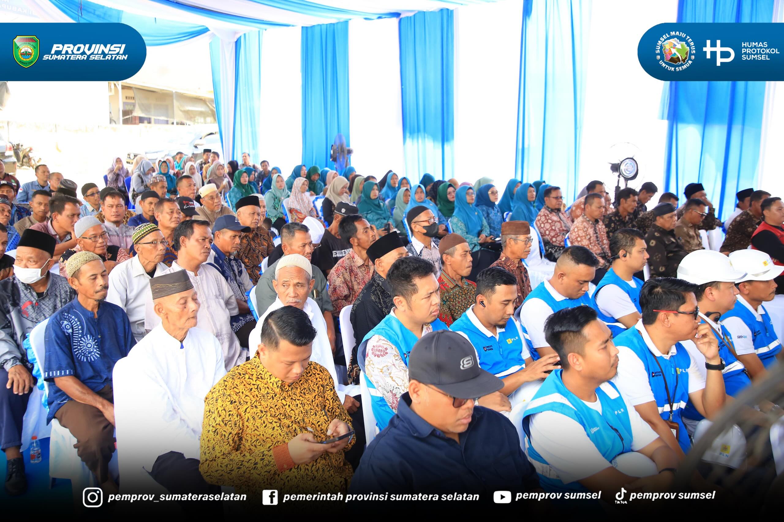 Musi Banyuasin – Gubernur Sumatera Selatan (Sumsel) Dr. H. Herman Deru meresmikan peralihan pelanggan PT Muba Electric Power (MEP) ke PT PLN (Persero) di Desa Air Putih Ulu, Kecamatan Plakat Tinggi, Kabupaten Musi Banyuasin (Muba), Jumat (19/6/2026).
