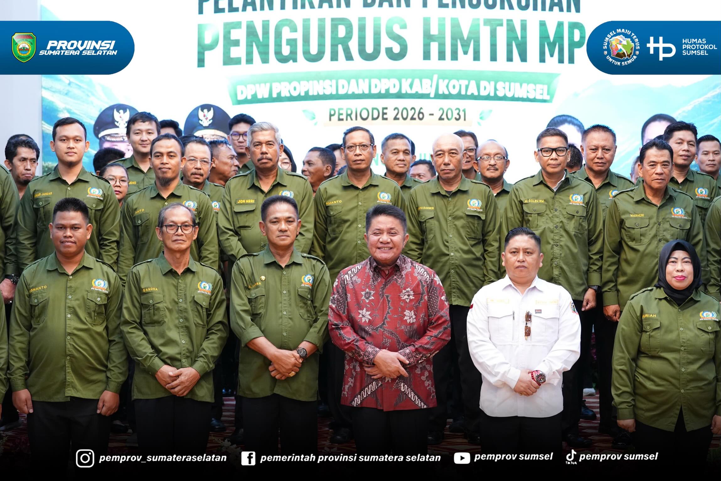 Palembang – Ketua Umum Dewan Pimpinan Pusat (DPP) Himpunan Masyarakat Tani Nusantara Merah Putih (HMTN MP), Asril Naska, secara tegas mengakui Gubernur Sumatera Selatan (Sumsel) Dr. H. Herman Deru Layak disebut sebagai "Gubernur Pangan" Indonesia....