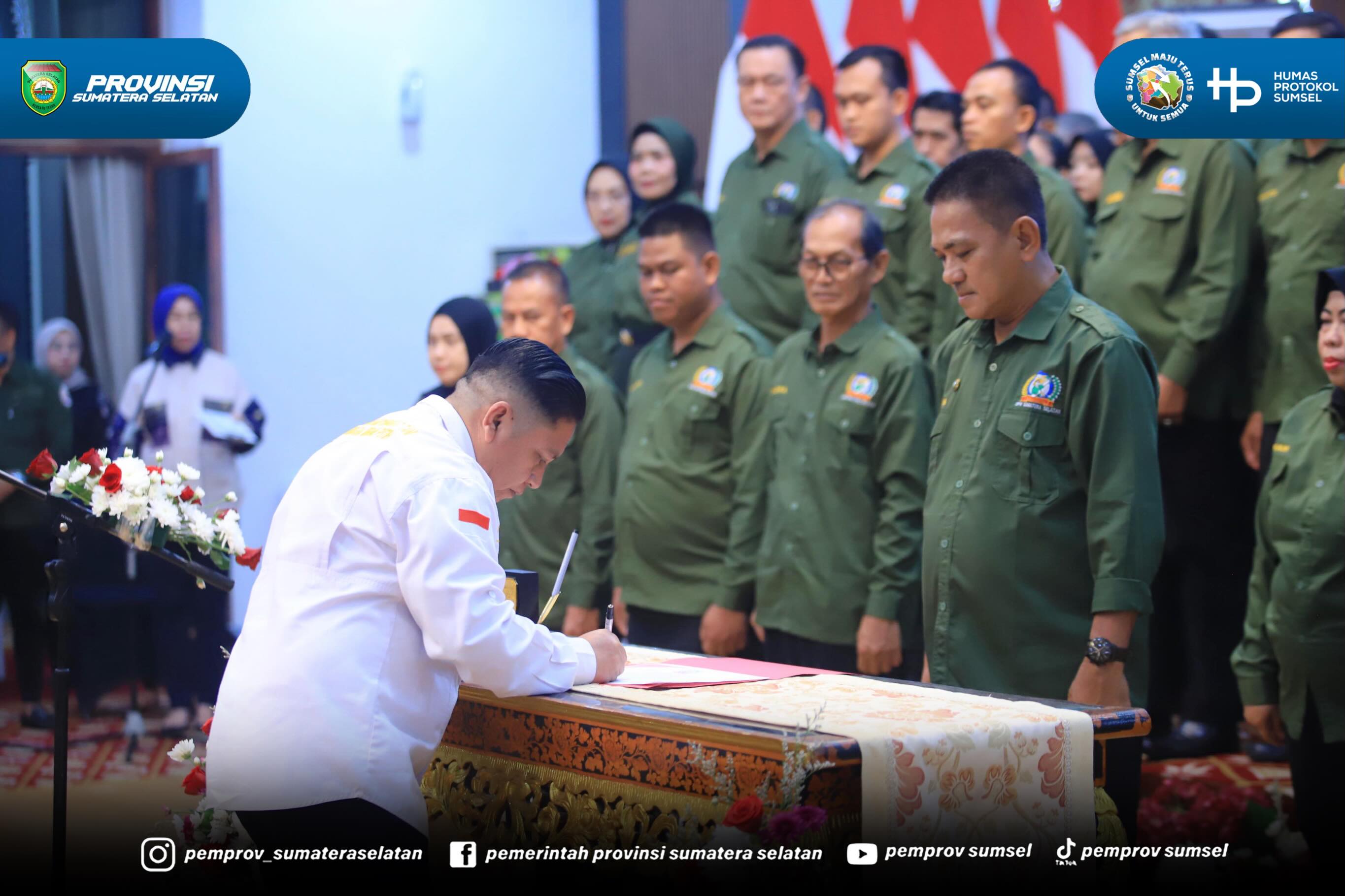 Palembang – Ketua Umum Dewan Pimpinan Pusat (DPP) Himpunan Masyarakat Tani Nusantara Merah Putih (HMTN MP), Asril Naska, secara tegas mengakui Gubernur Sumatera Selatan (Sumsel) Dr. H. Herman Deru Layak disebut sebagai "Gubernur Pangan" Indonesia....