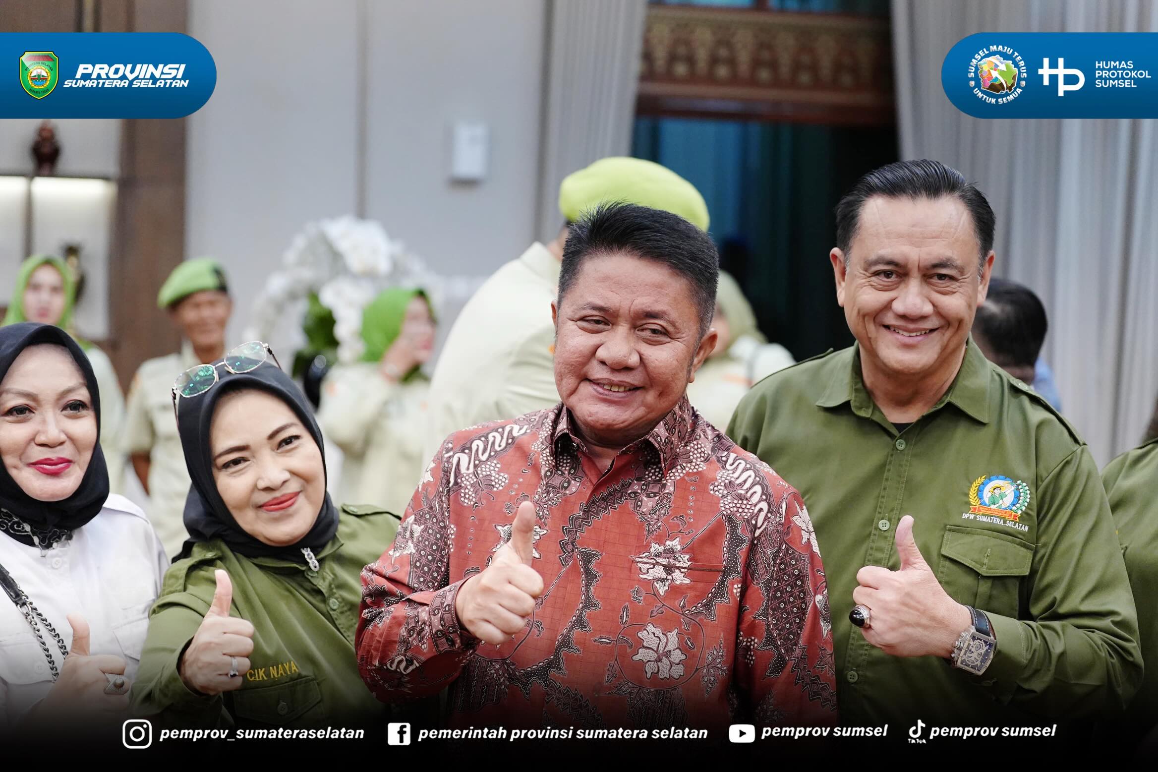 Palembang – Ketua Umum Dewan Pimpinan Pusat (DPP) Himpunan Masyarakat Tani Nusantara Merah Putih (HMTN MP), Asril Naska, secara tegas mengakui Gubernur Sumatera Selatan (Sumsel) Dr. H. Herman Deru Layak disebut sebagai "Gubernur Pangan" Indonesia....
