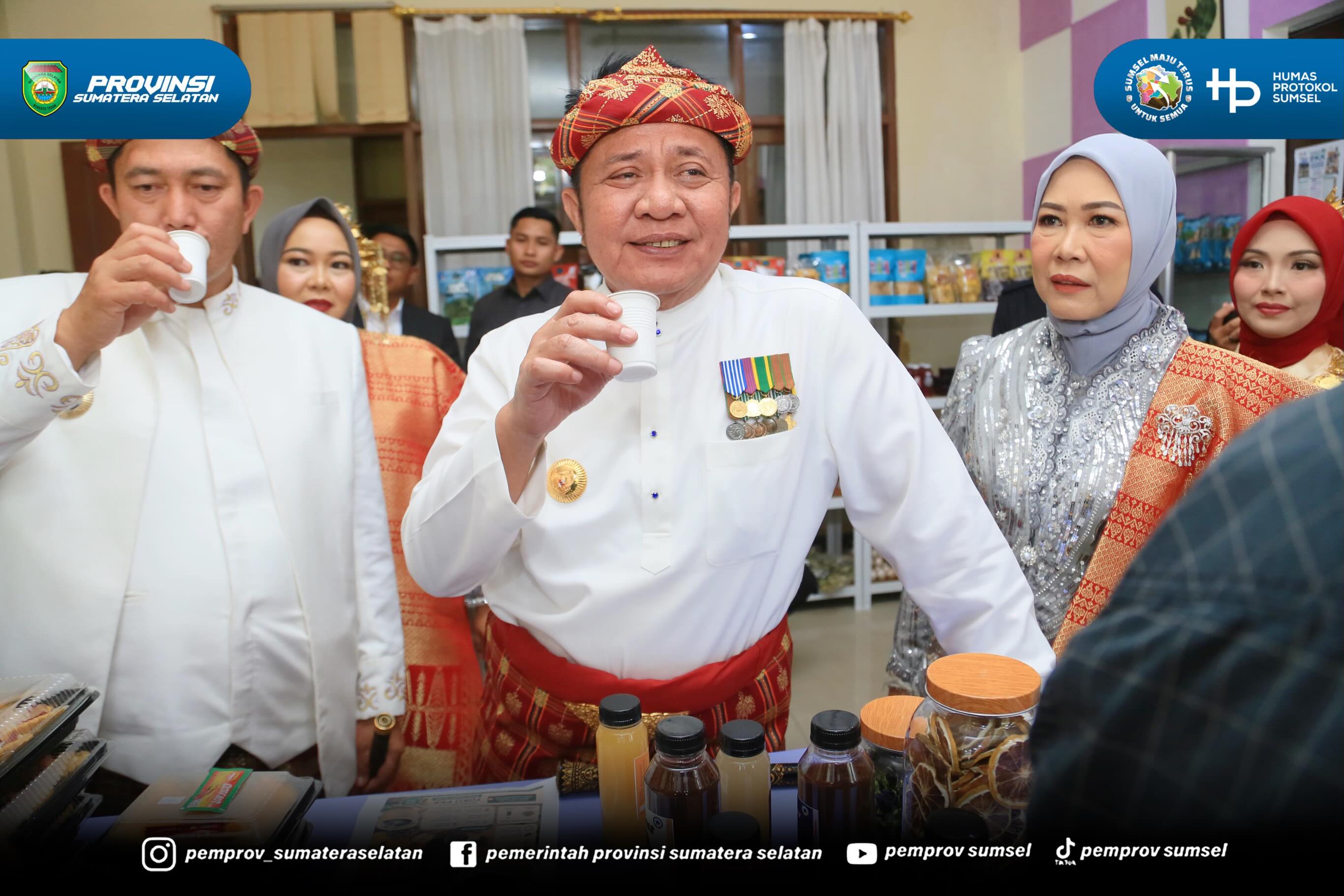 Pagaralam - Ketua Tim PKK Provinsi Sumsel Hj. Feby Herman Deru meresmikan Toko Serame yang dimiliki TP PKK Kota Pagaralam di Komplek Perkantoran Pemerintah Kota Pagaralam, Selasa (23/6/2026).