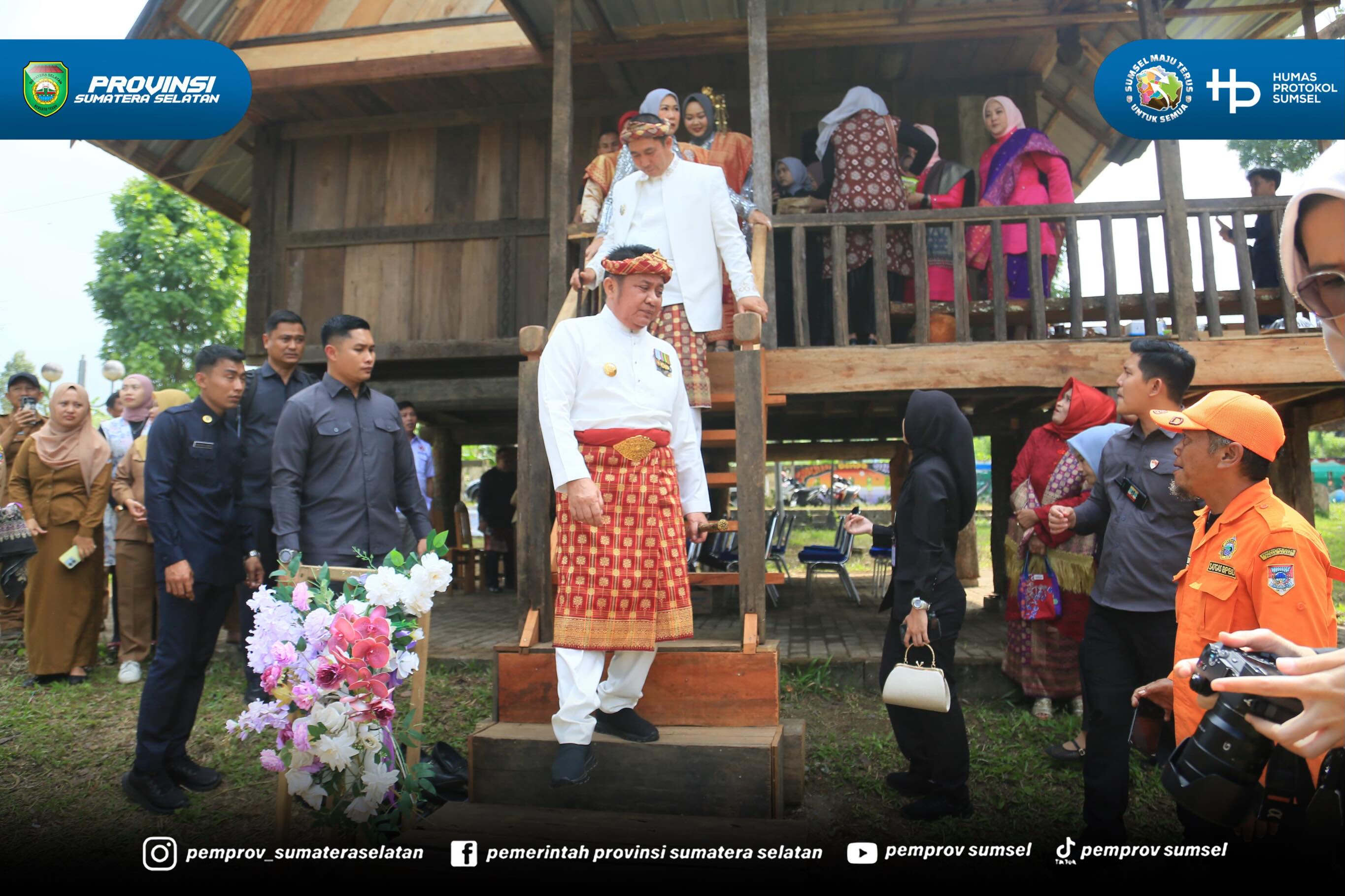 Gubernur Sumsel Dr. H. Herman Deru meresmikan Rumah Baghi Restorative Justice di Kompleks MTQ Gunung Gare, Selasa (23/6/2026).
