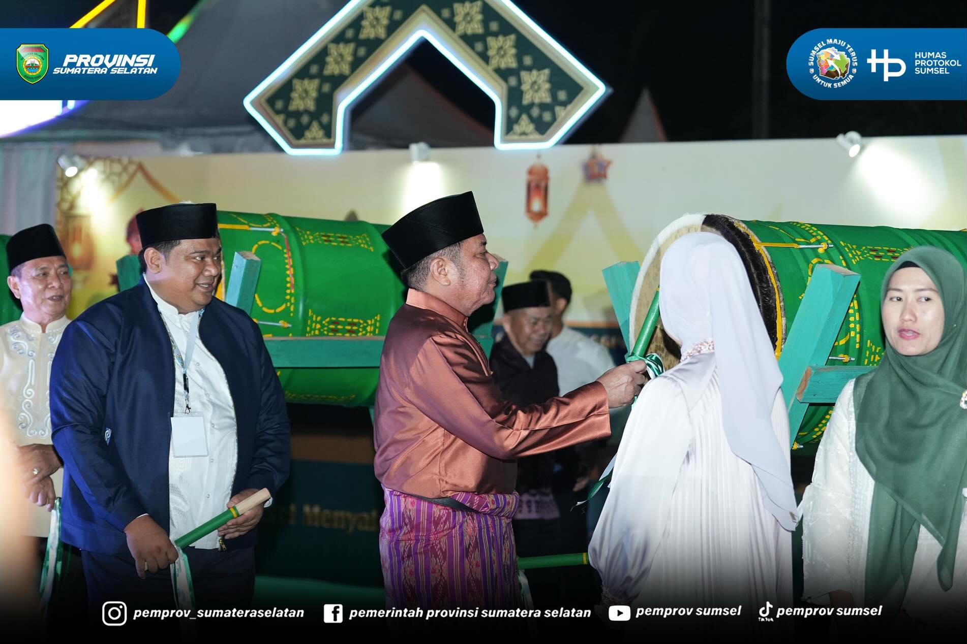 LAHAT – Gubernur Sumatera Selatan, Dr. H. Herman Deru, secara resmi membuka Musabaqah Tilawatil Quran (MTQ) XXXI Tingkat Provinsi Sumatera Selatan di Kabupaten Lahat, Selasa (23/6/2026).