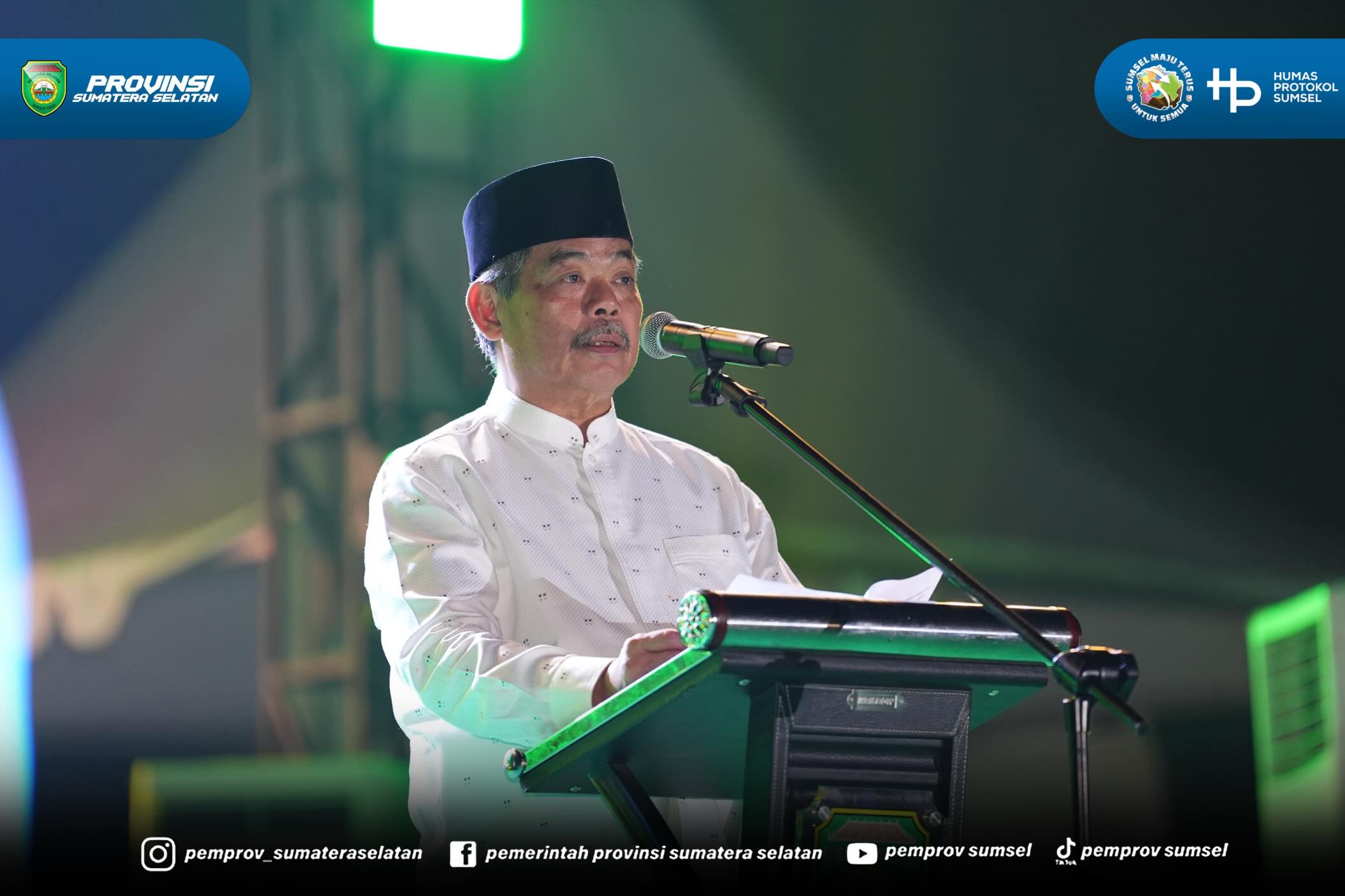 LAHAT – Gubernur Sumatera Selatan, Dr. H. Herman Deru, secara resmi membuka Musabaqah Tilawatil Quran (MTQ) XXXI Tingkat Provinsi Sumatera Selatan di Kabupaten Lahat, Selasa (23/6/2026).