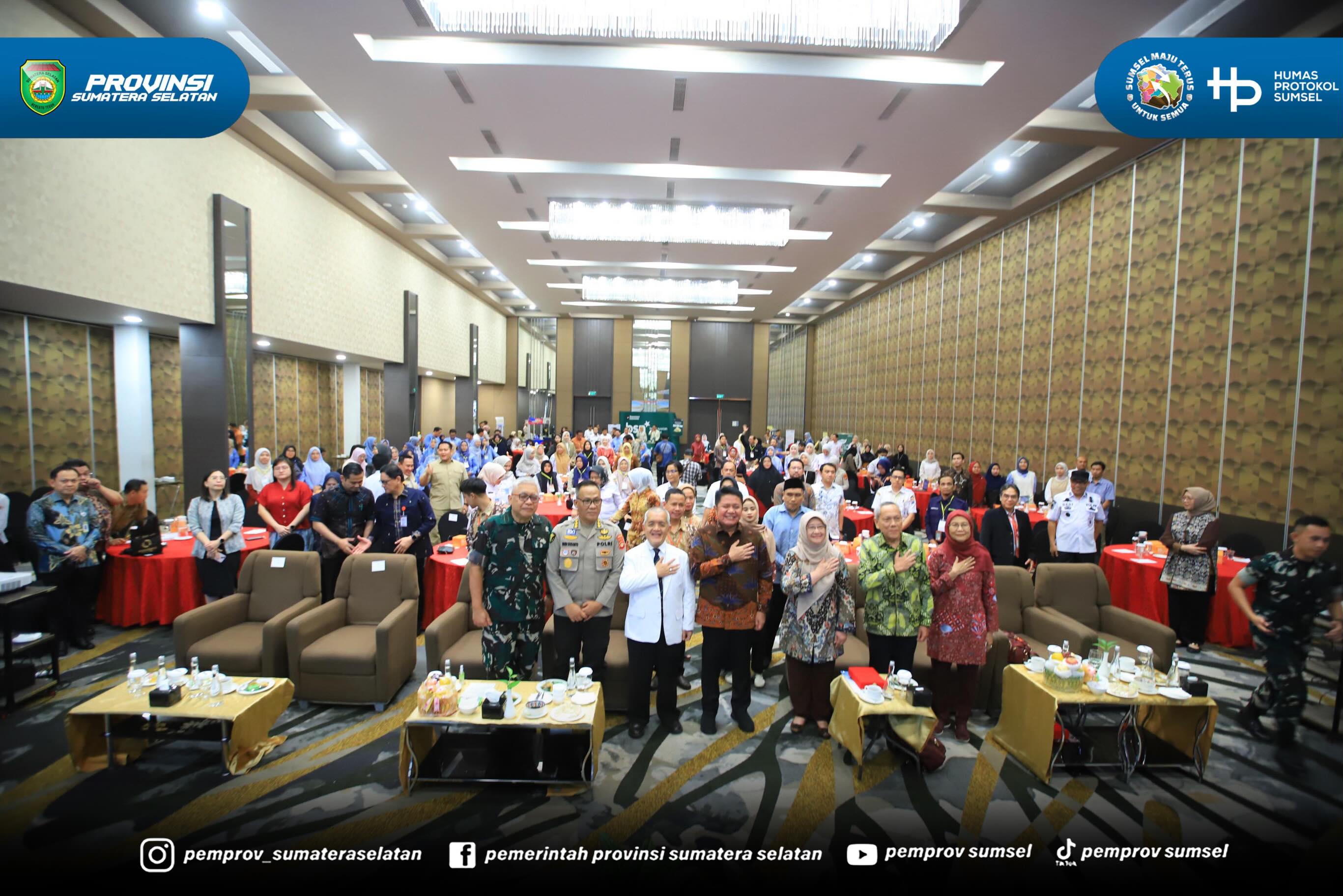 Palembang - Gubernur Sumatera Selatan (Sumsel) H. Herman Deru secara resmi membuka Grand Opening dan Seminar Nasional Sriwijaya Health Institute (SHI) di Ballroom Hotel Harper Palembang, Rabu (24/6/2026). Kehadiran lembaga pendidikan dan pelatihan...
