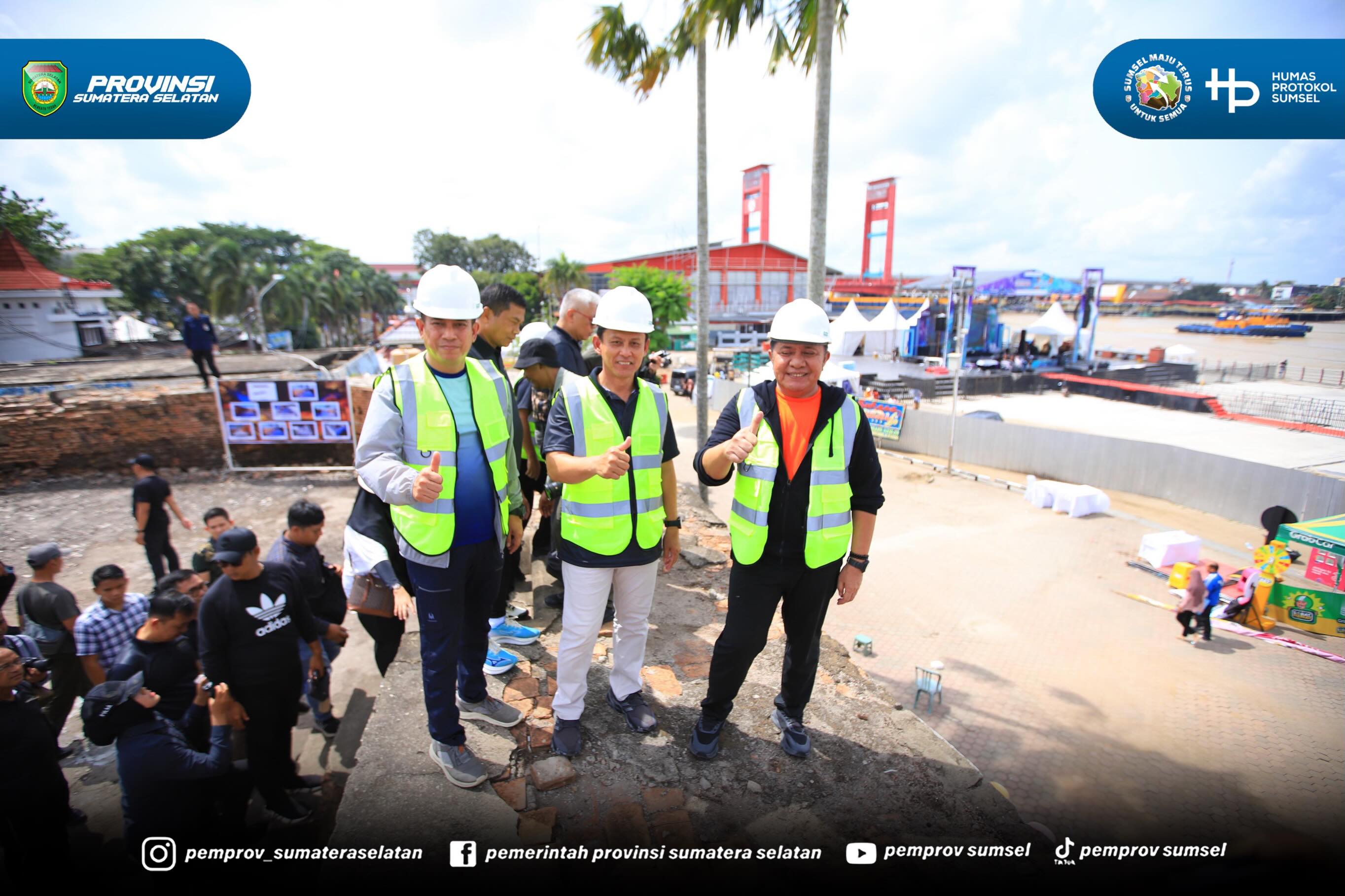 Palembang – Gubernur Sumatera Selatan (Sumsel) Dr. H. Herman Deru mengapresiasi langkah Kodam II/Sriwijaya yang melakukan penataan dan revitalisasi Benteng Kuto Besak (BKB) sebagai destinasi wisata sejarah baru di Kota Palembang.