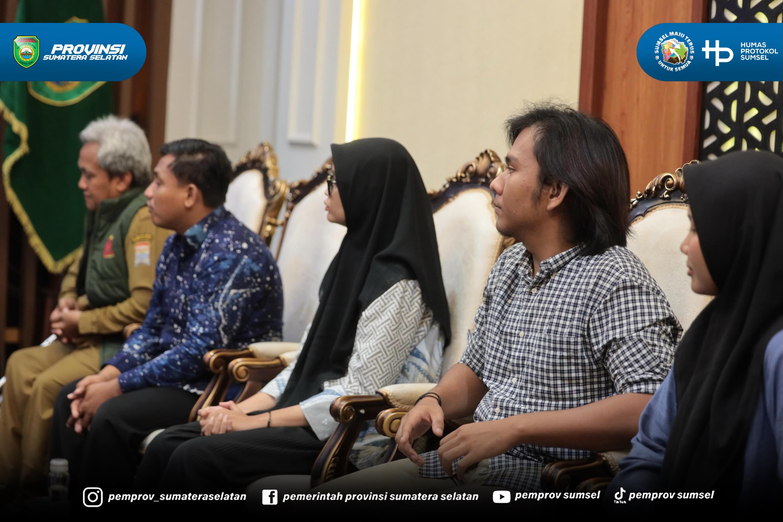 PALEMBANG – Gubernur Sumatera Selatan (Sumsel) H. Herman Deru menerima audiensi Pengurus Yayasan Sharing Disability Indonesia (YSDI) Sumsel dalam rangka silaturahmi sekaligus membahas pengembangan ekosistem produk penyandang disabilitas di Sumsel,...