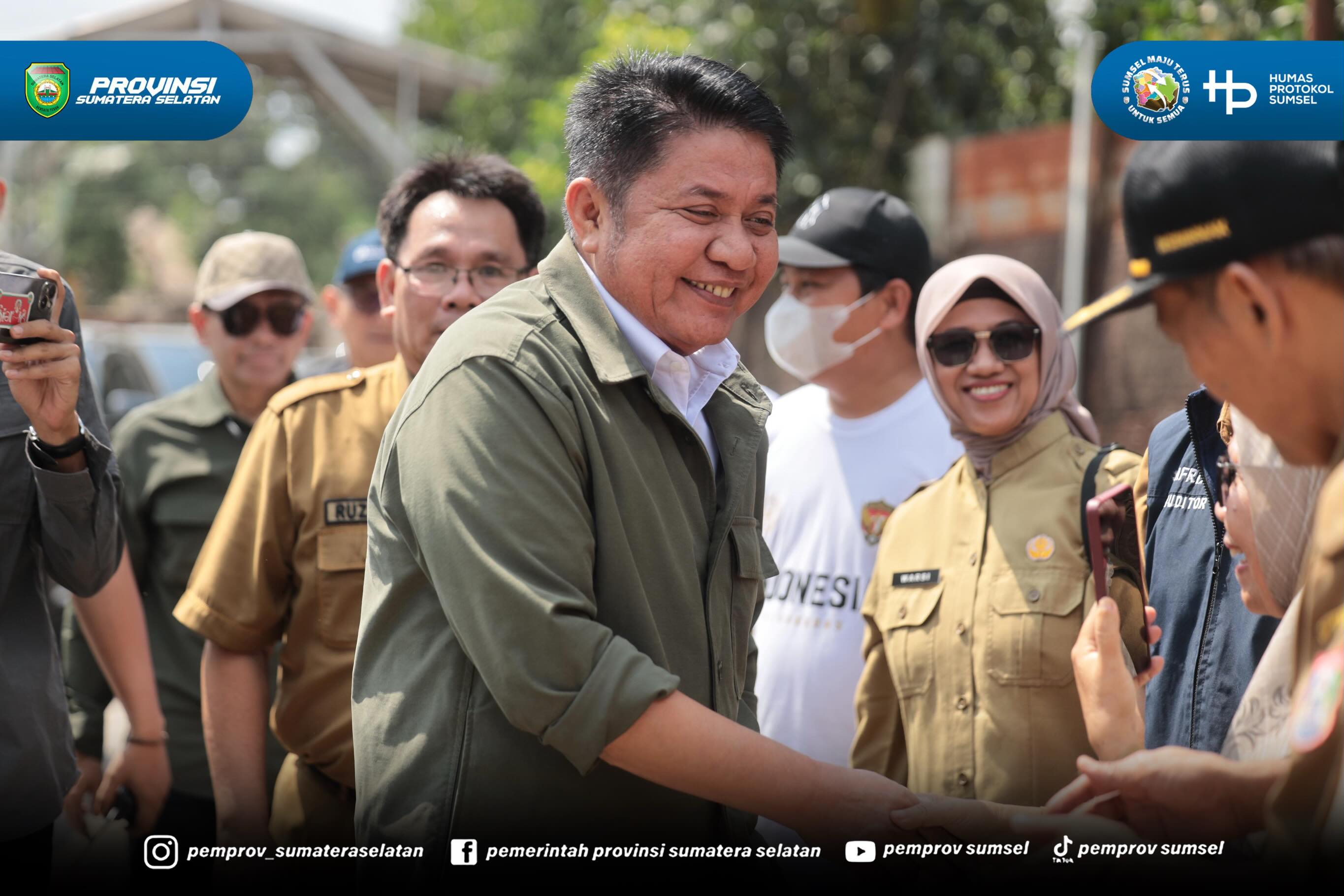 Banyuasin – Gubernur Sumatera Selatan (Sumsel) Dr. H. Herman Deru meninjau San San Farm, peternakan ayam yang berlokasi di Jalan Pangkalan Benteng, Sukomoro, Kabupaten Banyuasin, Selasa (30/6/2026). Kunjungan tersebut merupakan bagian dari rangkai...
