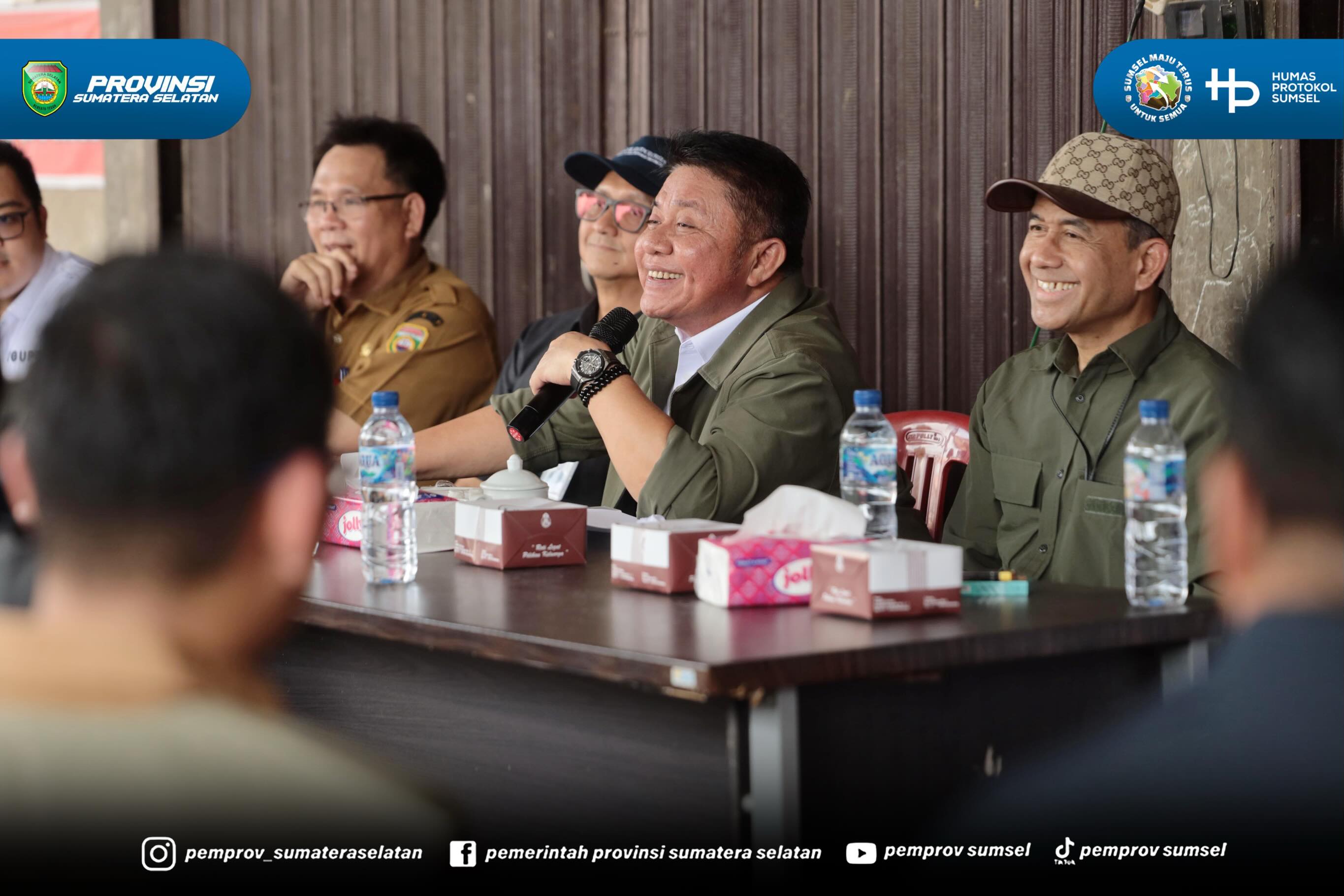 Banyuasin – Gubernur Sumatera Selatan (Sumsel) Dr. H. Herman Deru meninjau San San Farm, peternakan ayam yang berlokasi di Jalan Pangkalan Benteng, Sukomoro, Kabupaten Banyuasin, Selasa (30/6/2026). Kunjungan tersebut merupakan bagian dari rangkai...