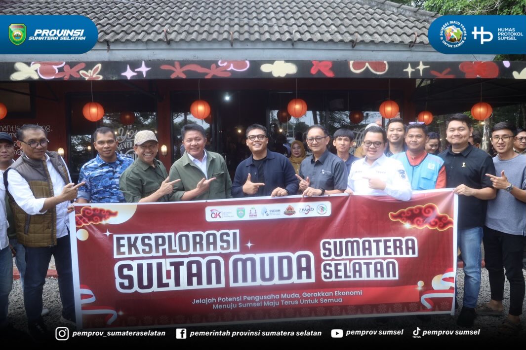 Palembang – Gubernur Sumatera Selatan (Sumsel) H. Herman Deru didampingi Kepala Perwakilan Bank Indonesia (BI) Sumsel Bambang Pramono, Kepala Otoritas Jasa Keuangan (OJK) Sumsel Arifin Susanto, serta sejumlah Kepala Organisasi Perangkat Daerah (OP...