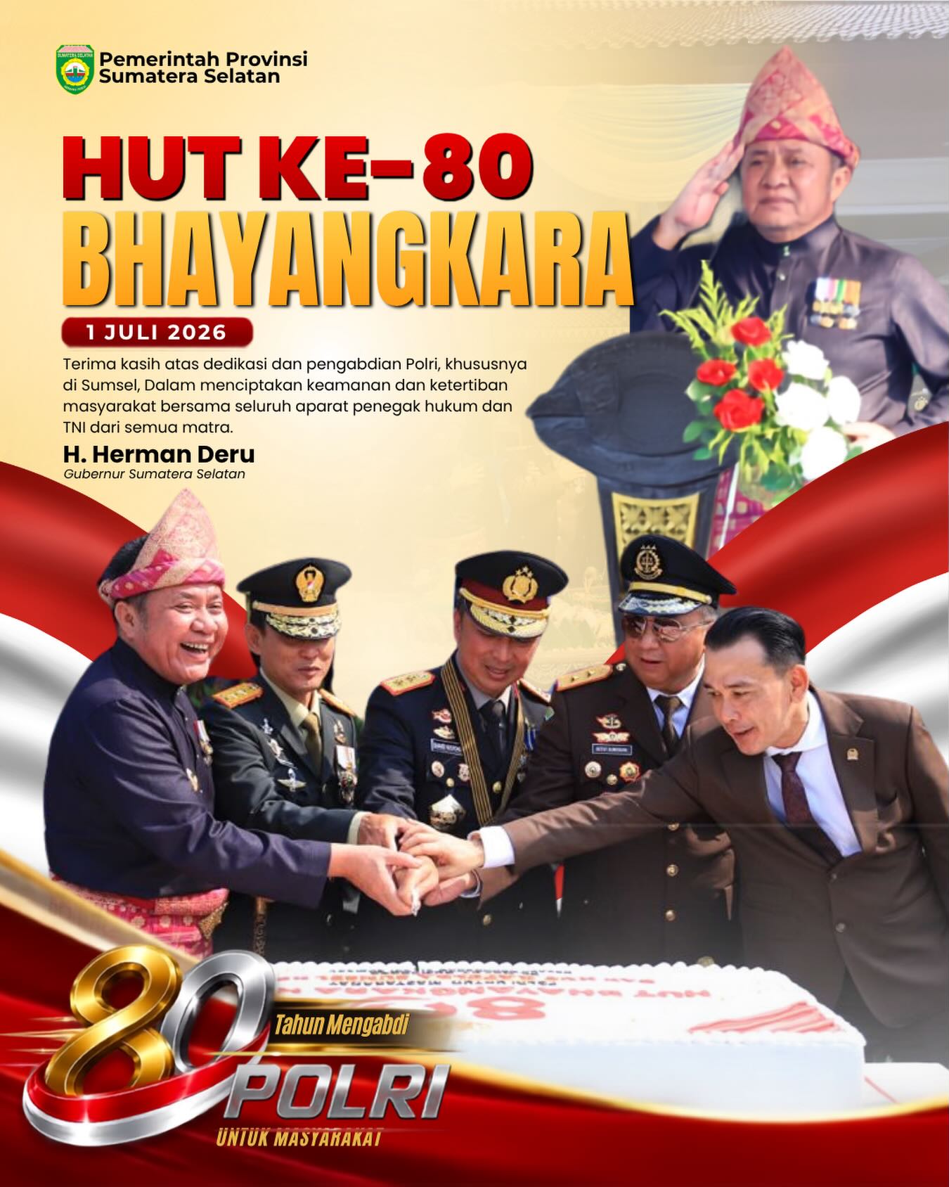Dirgahayu Bhayangkara ke-80