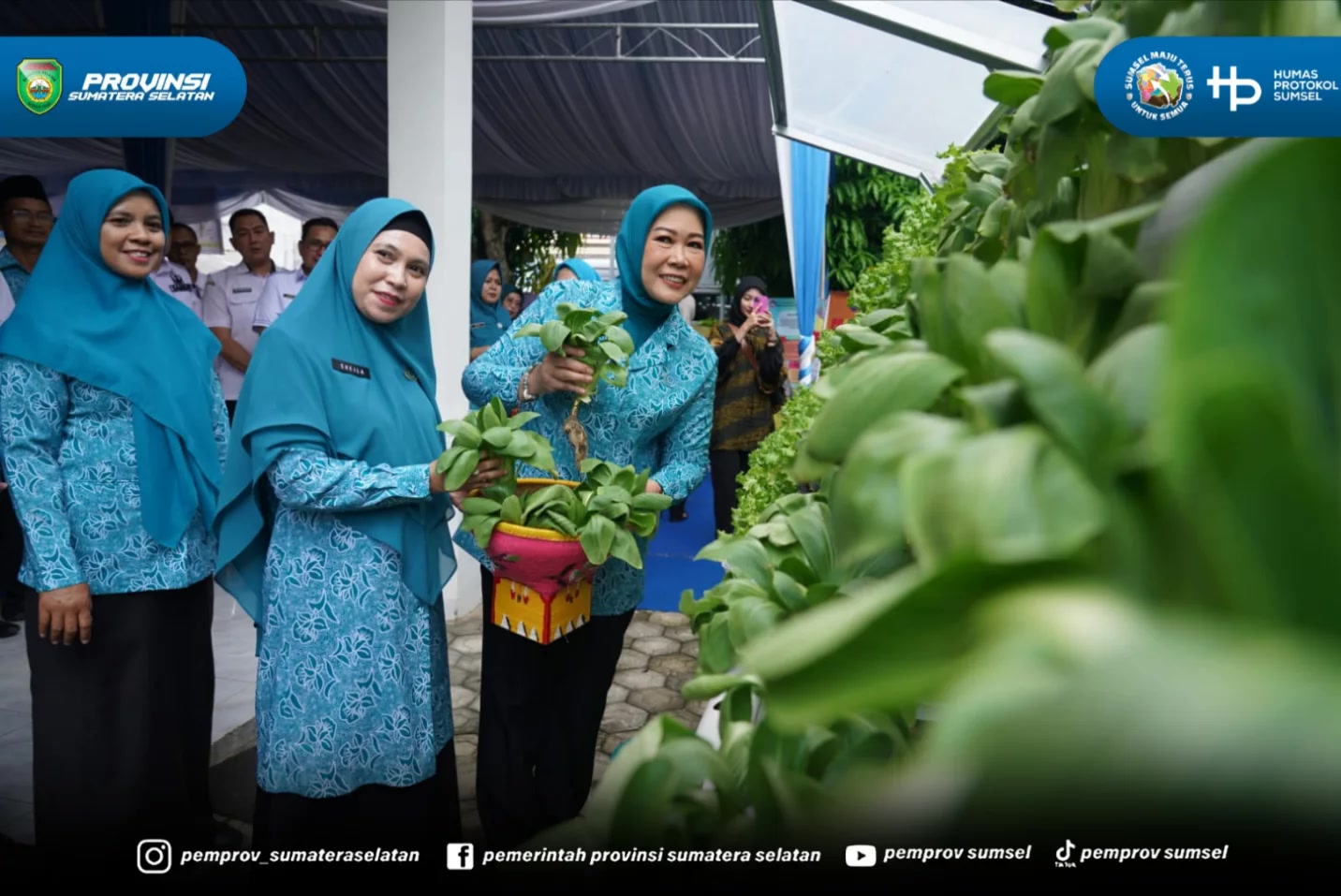 OKU TIMUR – Ketua Tim Penggerak (TP) PKK Provinsi Sumatera Selatan, Feby Herman Deru, mengapresiasi berbagai program unggulan TP PKK Kabupaten OKU Timur saat melakukan kunjungan kerja ke kabupaten tersebut, Selasa (30/6/2026).