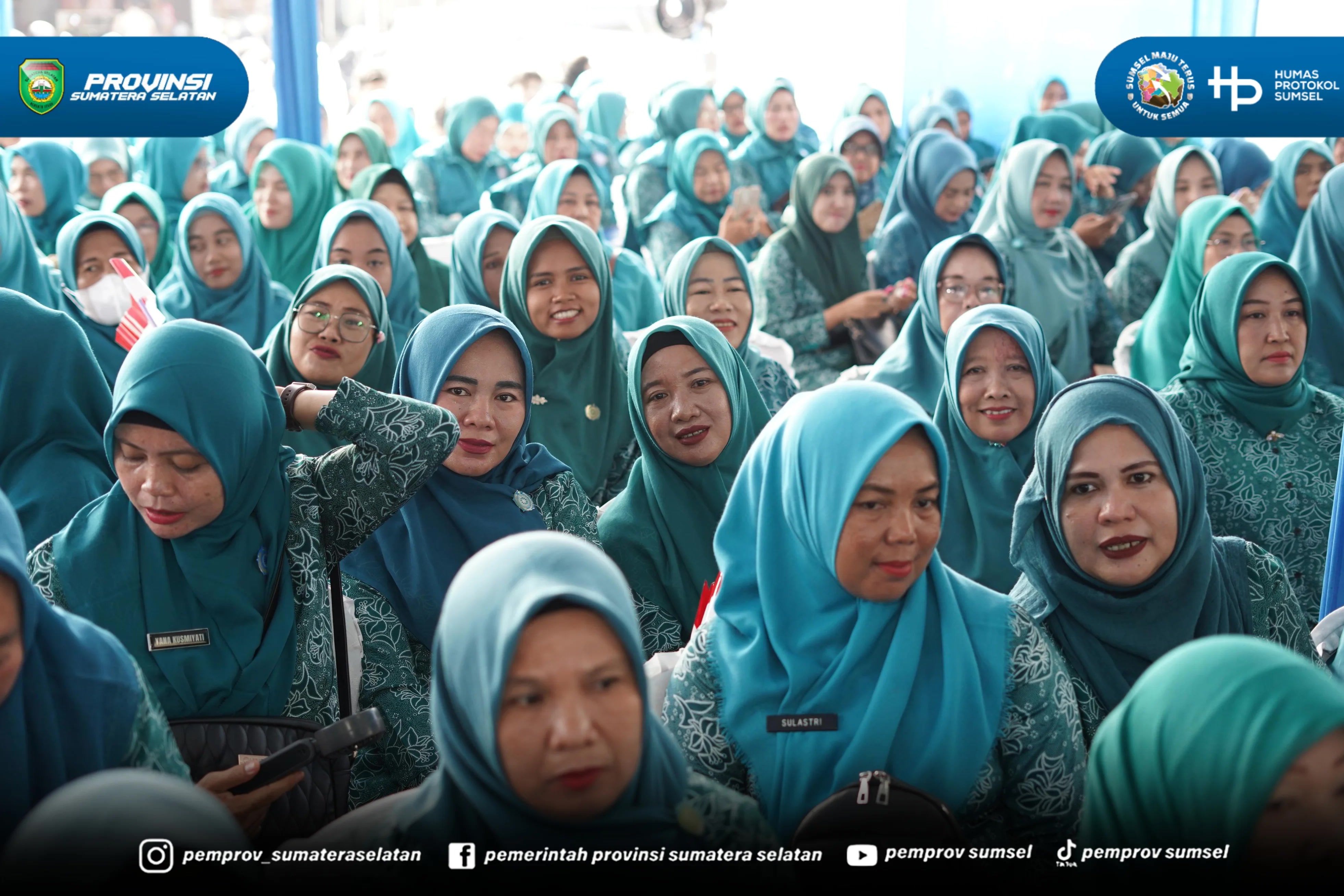 OKU TIMUR – Ketua Tim Penggerak (TP) PKK Provinsi Sumatera Selatan, Feby Herman Deru, mengapresiasi berbagai program unggulan TP PKK Kabupaten OKU Timur saat melakukan kunjungan kerja ke kabupaten tersebut, Selasa (30/6/2026).