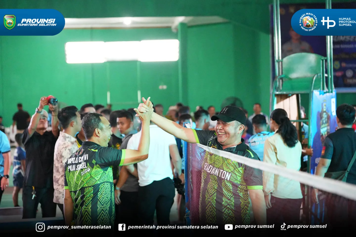 Palembang – Gubernur Sumatera Selatan (Sumsel) Dr. H. Herman Deru mengapresiasi penyelenggaraan Kejuaraan Kapolda Sumsel Cup VI 2026 yang digelar Polda Sumsel selama tujuh hari, mulai 4 hingga 10 Juli 2026. Kejuaraan tersebut merupakan rangkaian p...