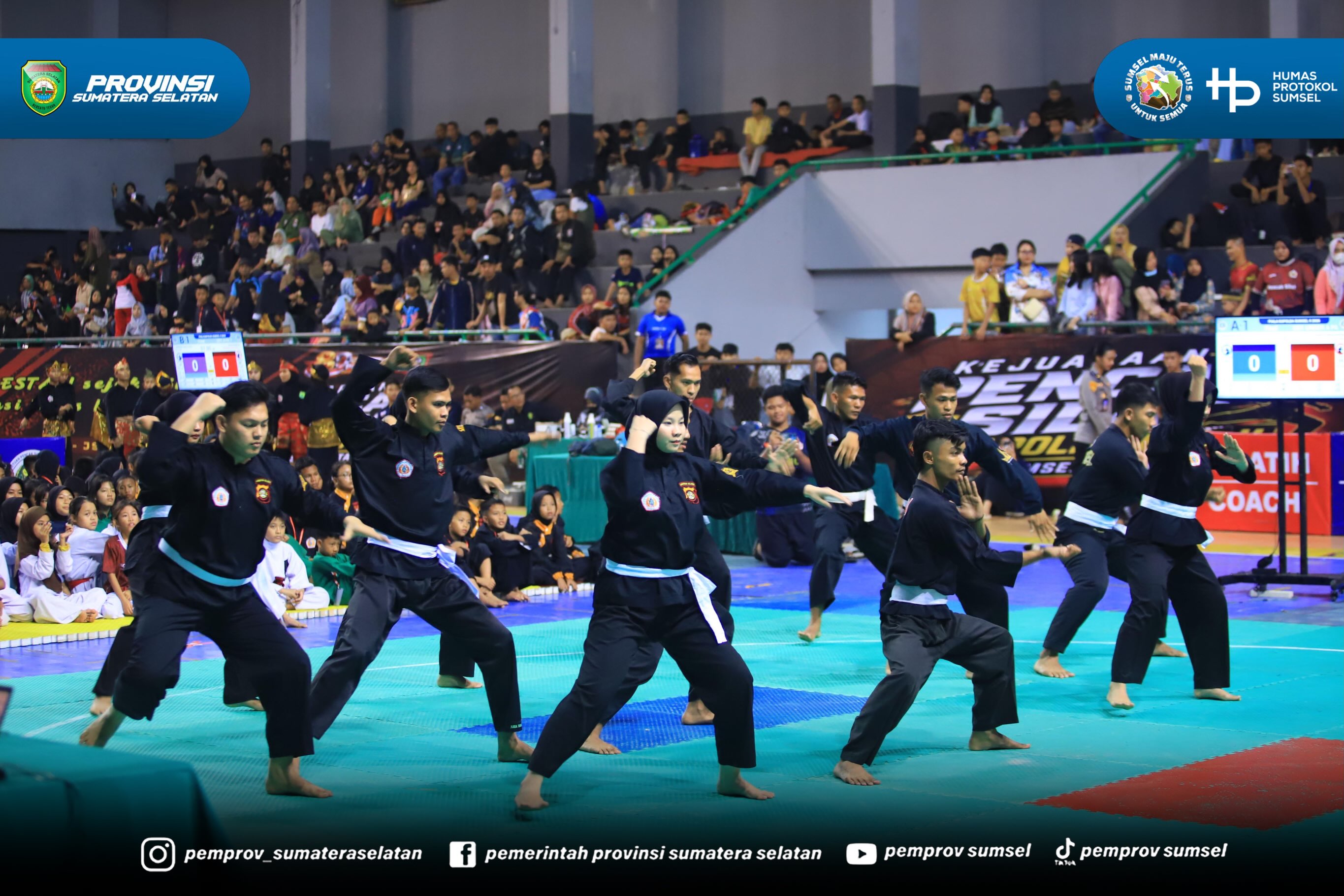 Palembang – Gubernur Sumatera Selatan Dr. H. Herman Deru mengapresiasi inisiatif Kapolda Sumsel yang menggelar Kejuaraan Pencak Silat Kapolda Cup II Sumsel Tahun 2026 di GOR Dempo, Jakabaring, Palembang, Kamis (9/7/2026). Menurutnya, ajang tersebu...