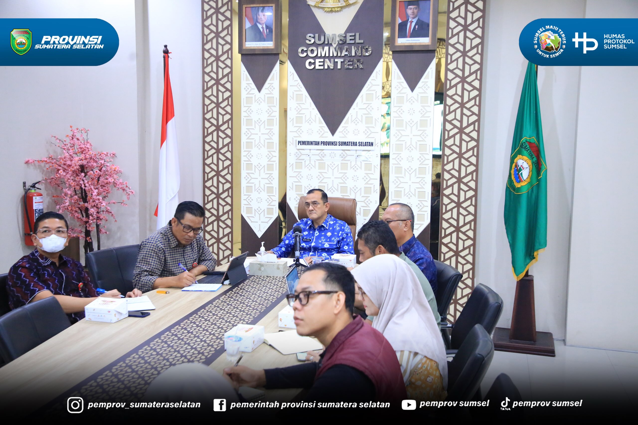 Palembang - Sekretaris Daerah Provinsi Sumatera Selatan (Sumsel) H. Edward Candra mengikuti secara virtual Rapat Koordinasi Pembahasan Efisiensi dan Progres Tahapan Program Bantuan Stimulan Perumahan Swadaya (BSPS) yang diselenggarakan Kementerian...