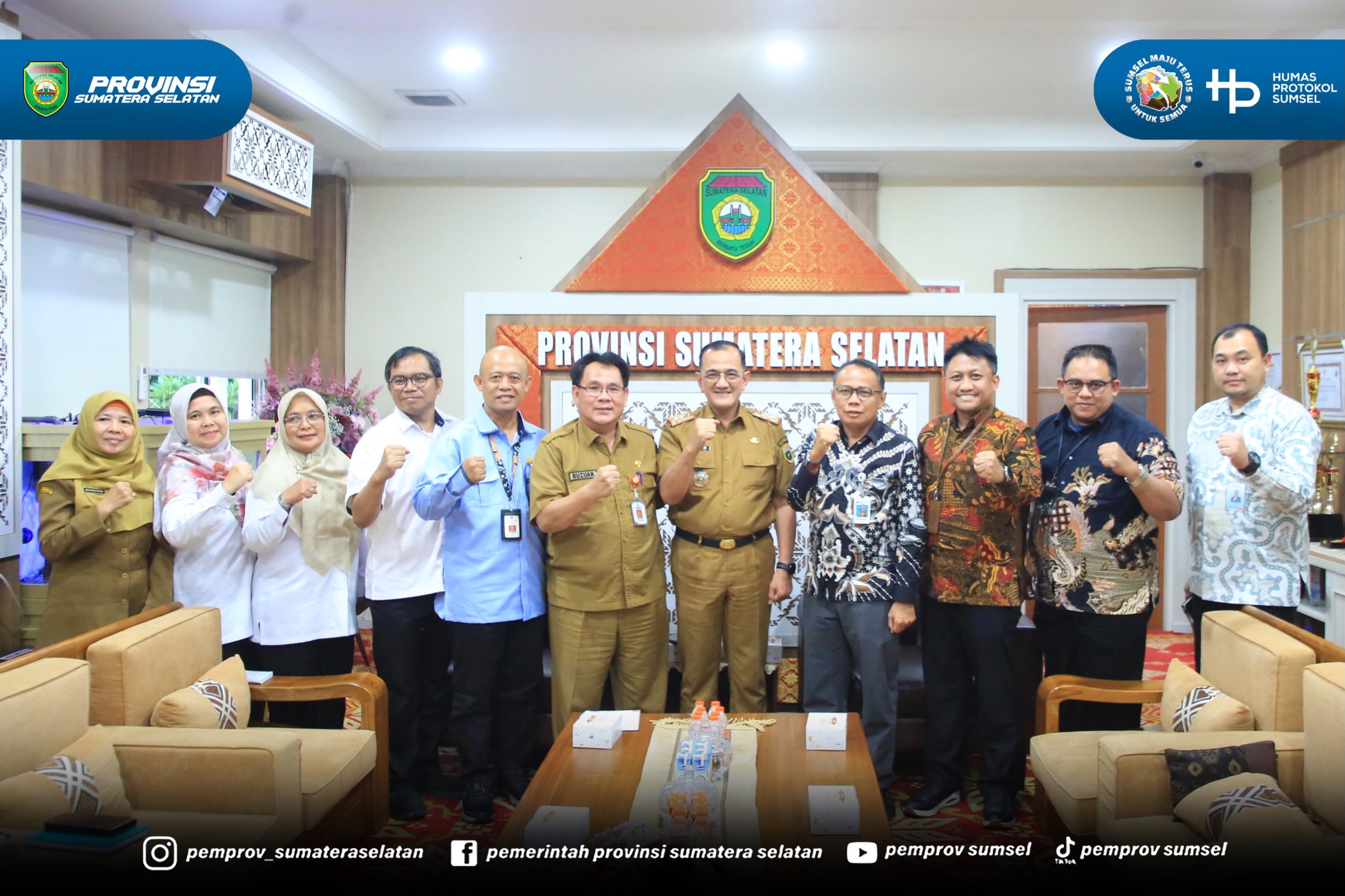 Palembang – Sekretaris Daerah Provinsi Sumatera Selatan, H. Edward Candra, memimpin rapat persiapan pelaksanaan Rapat Koordinasi (Rakor) Pangan yang akan digelar di Provinsi Sumatera Selatan pada 28 Juli 2026 mendatang. Rapat persiapan tersebut be...