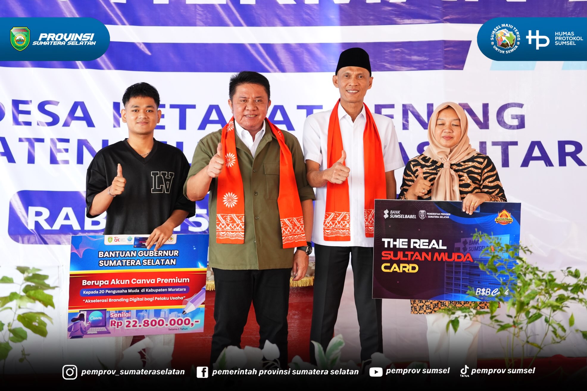 MURATARA – Gubernur Sumatera Selatan (Sumsel) Dr. H. Herman Deru meresmikan Gedung SMA Negeri Ketapat Bening di Desa Ketapat Bening, Kecamatan Rawas Ilir, Kabupaten Musi Rawas Utara (Muratara), Rabu (15/7/2026). Peresmian tersebut menjadi tonggak...