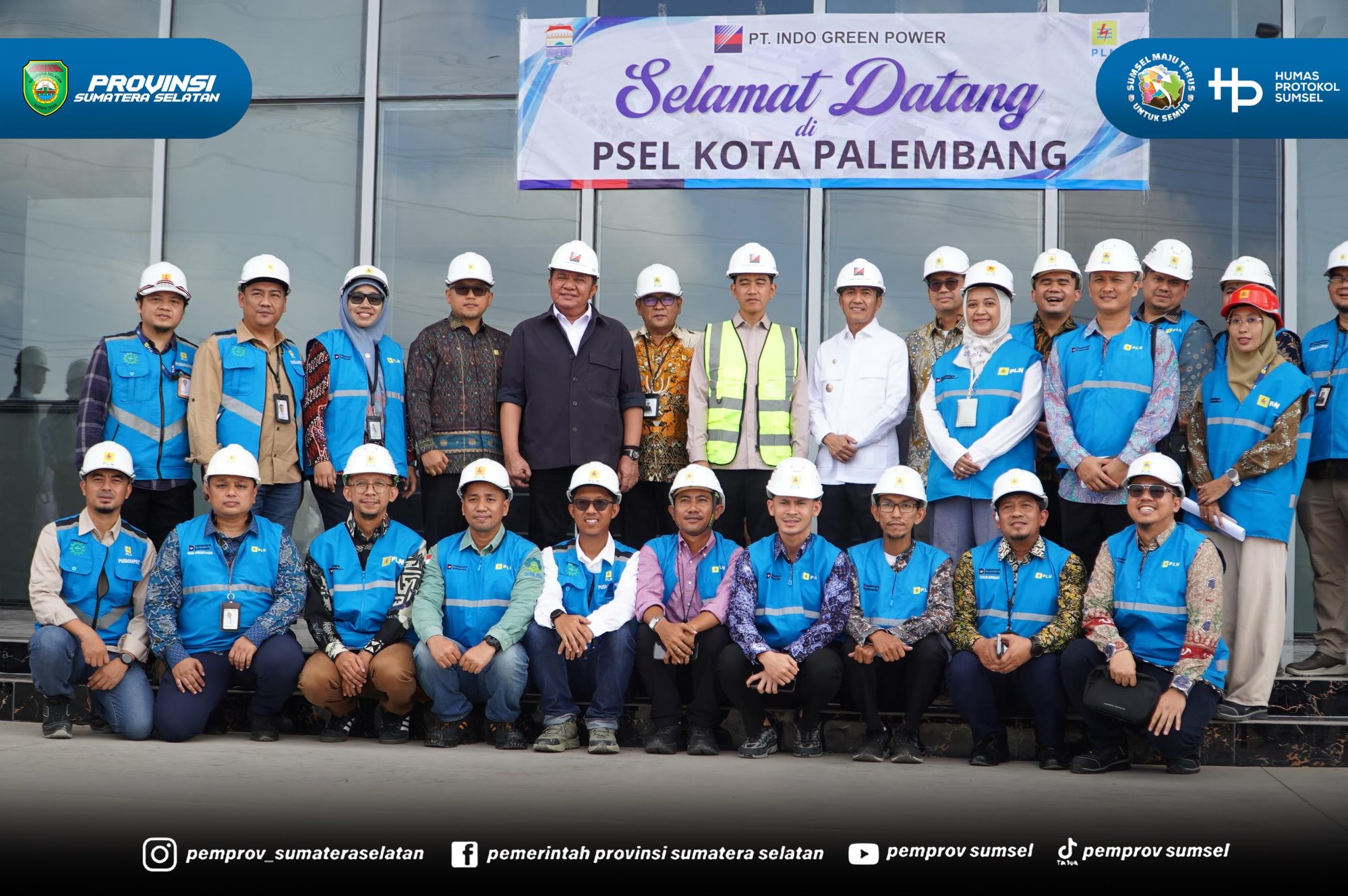 Berikutnya, Gubernur Sumsel H. Herman Deru mendampingi kunjungan kerja Wakil Presiden Gibran Rakabuming Raka meninjau Pengolahan Sampah Menjadi Energi Listrik (PSEL) di Kramasan, Kamis (16/07/26).