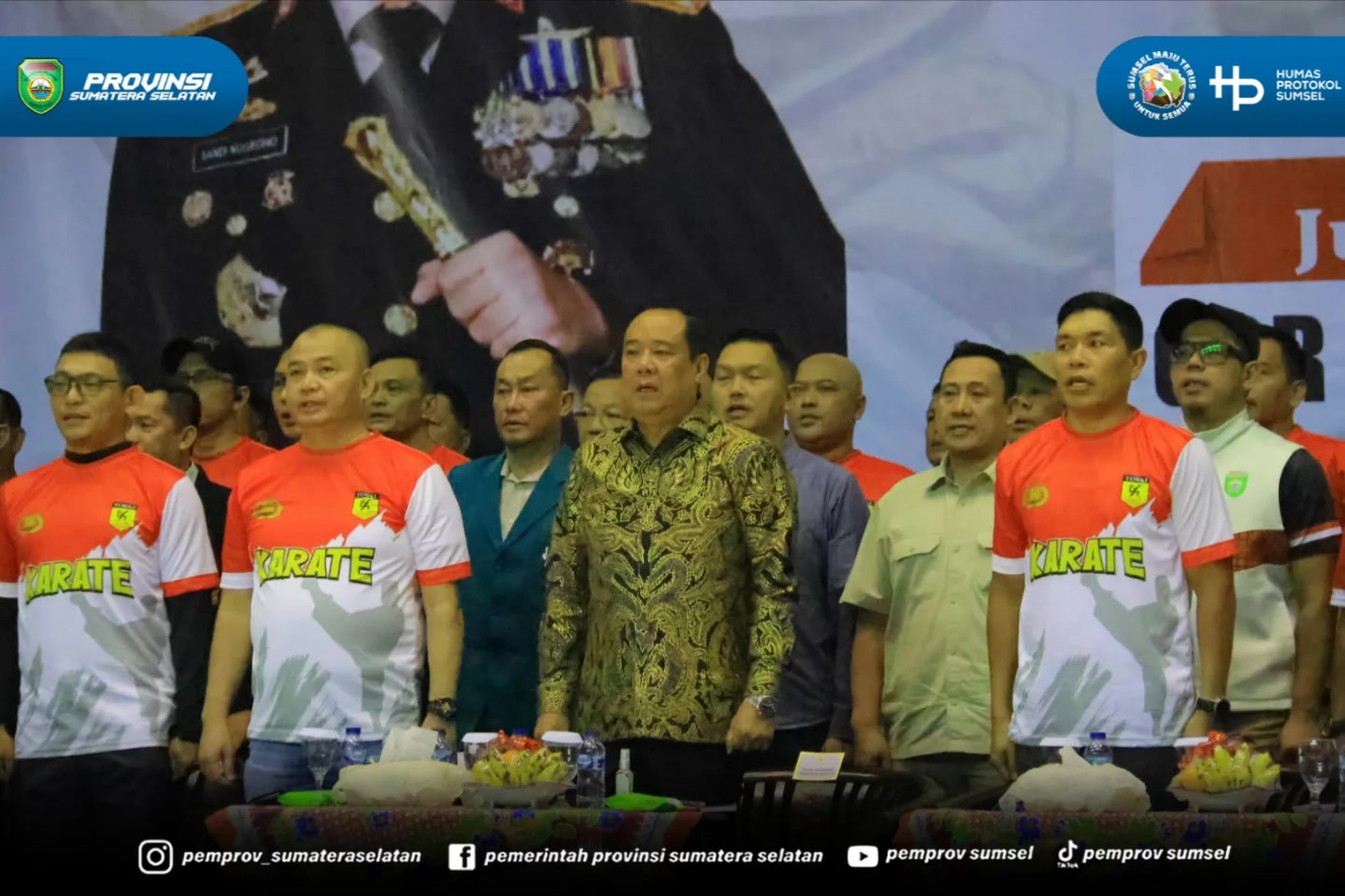 PALEMBANG – Wakil Gubernur Sumatera Selatan (Wagub Sumsel) H. Cik Ujang secara resmi membuka Kejuaraan Karate Piala Kapolda Sumsel Tahun 2026 di GOR Palembang Sport and Convention Center (PSCC), Sabtu (18/7/2026).