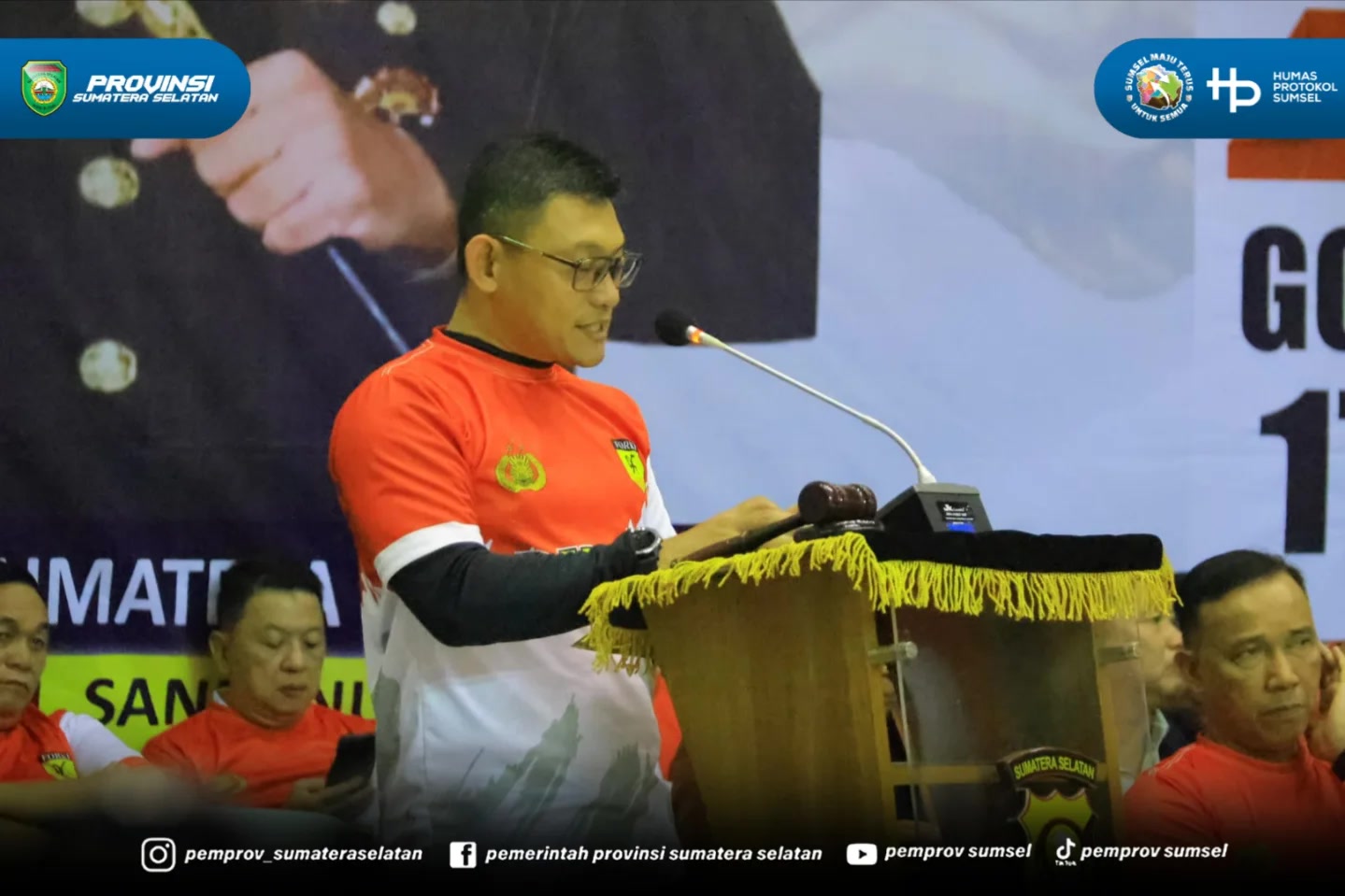 PALEMBANG – Wakil Gubernur Sumatera Selatan (Wagub Sumsel) H. Cik Ujang secara resmi membuka Kejuaraan Karate Piala Kapolda Sumsel Tahun 2026 di GOR Palembang Sport and Convention Center (PSCC), Sabtu (18/7/2026).