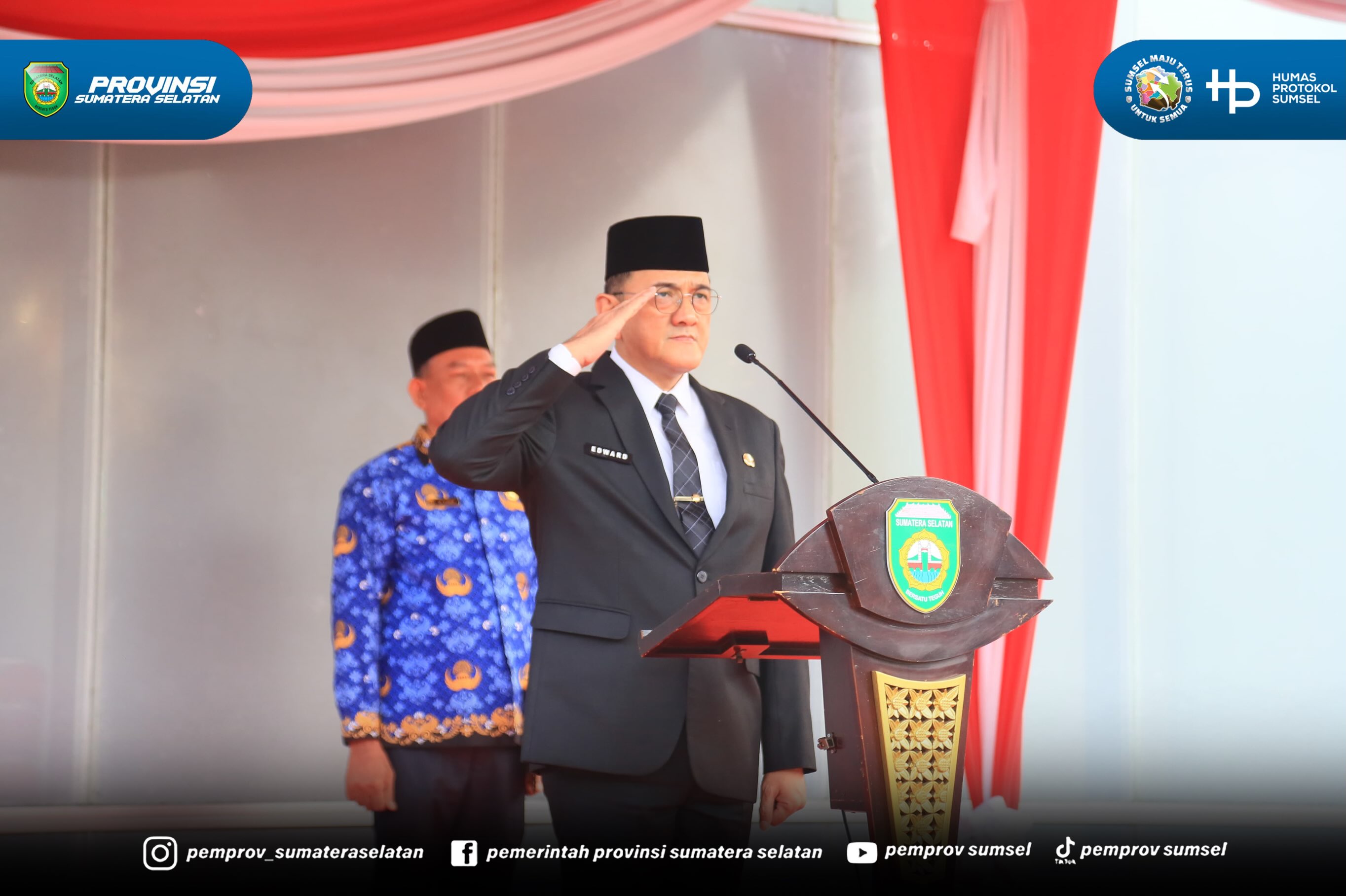PALEMBANG – Sekretaris Daerah (Sekda) Provinsi Sumatera Selatan, Dr. Drs. H. Edward Candra, M.H., mengajak seluruh insan koperasi menjadikan peringatan Hari Koperasi Nasional sebagai momentum memperkuat peran koperasi sebagai pilar utama perekonom...
