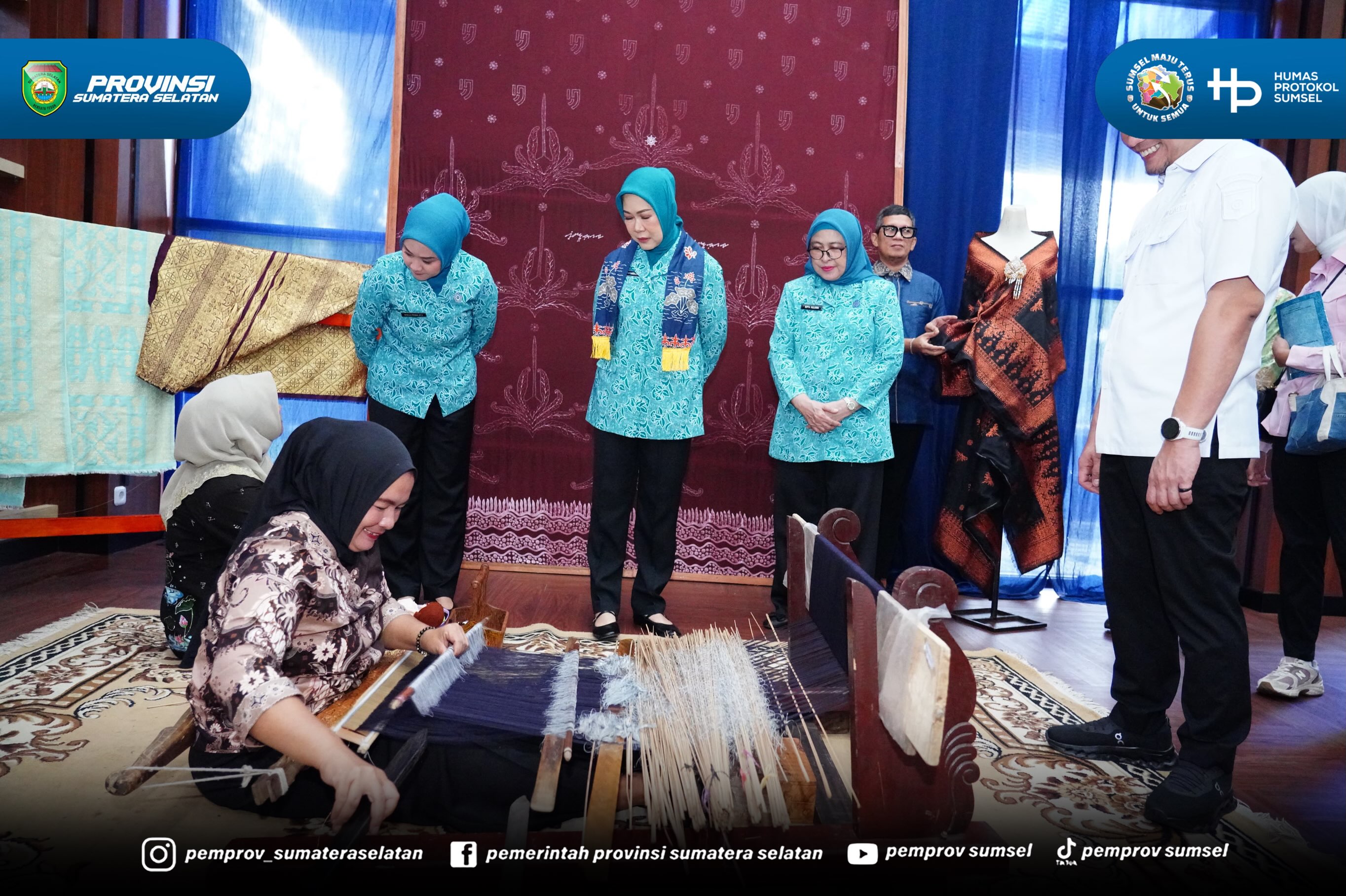 Lubuk Linggau - Ketua TP PKK Sumsel Feby Deru melakukan kunjungan kerja ke TP PKK Kota Lubuk Linggau, Rabu (22/07/26).
