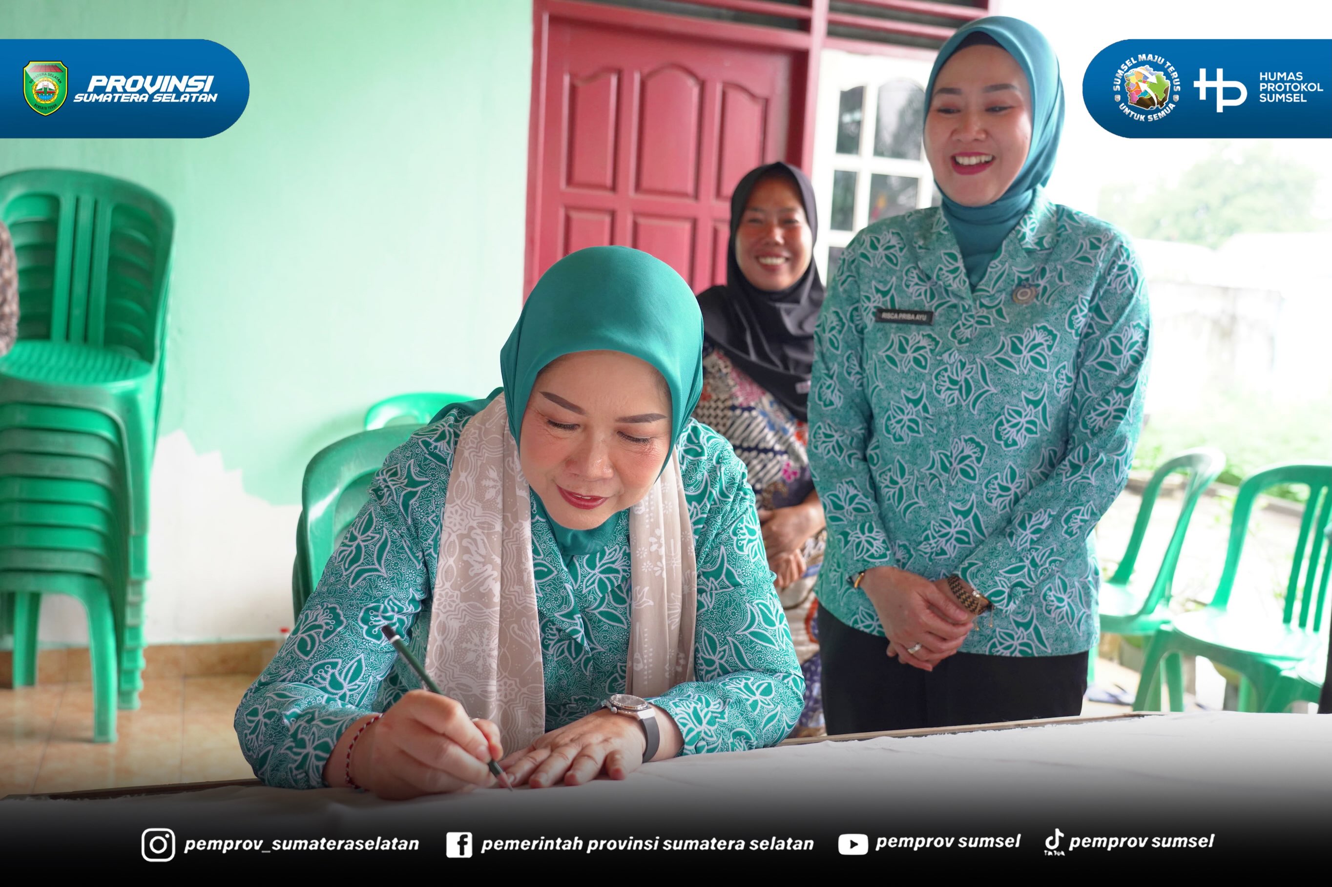 Lubuk Linggau – Ketua TP PKK Provinsi Sumatera Selatan (Sumsel), Feby Herman Deru, mengunjungi Kampung Batik Madani di Kota Lubuk Linggau, Rabu (22/7/2026). Dalam kunjungan tersebut, Feby mengapresiasi kreativitas para perajin batik yang berhasil...