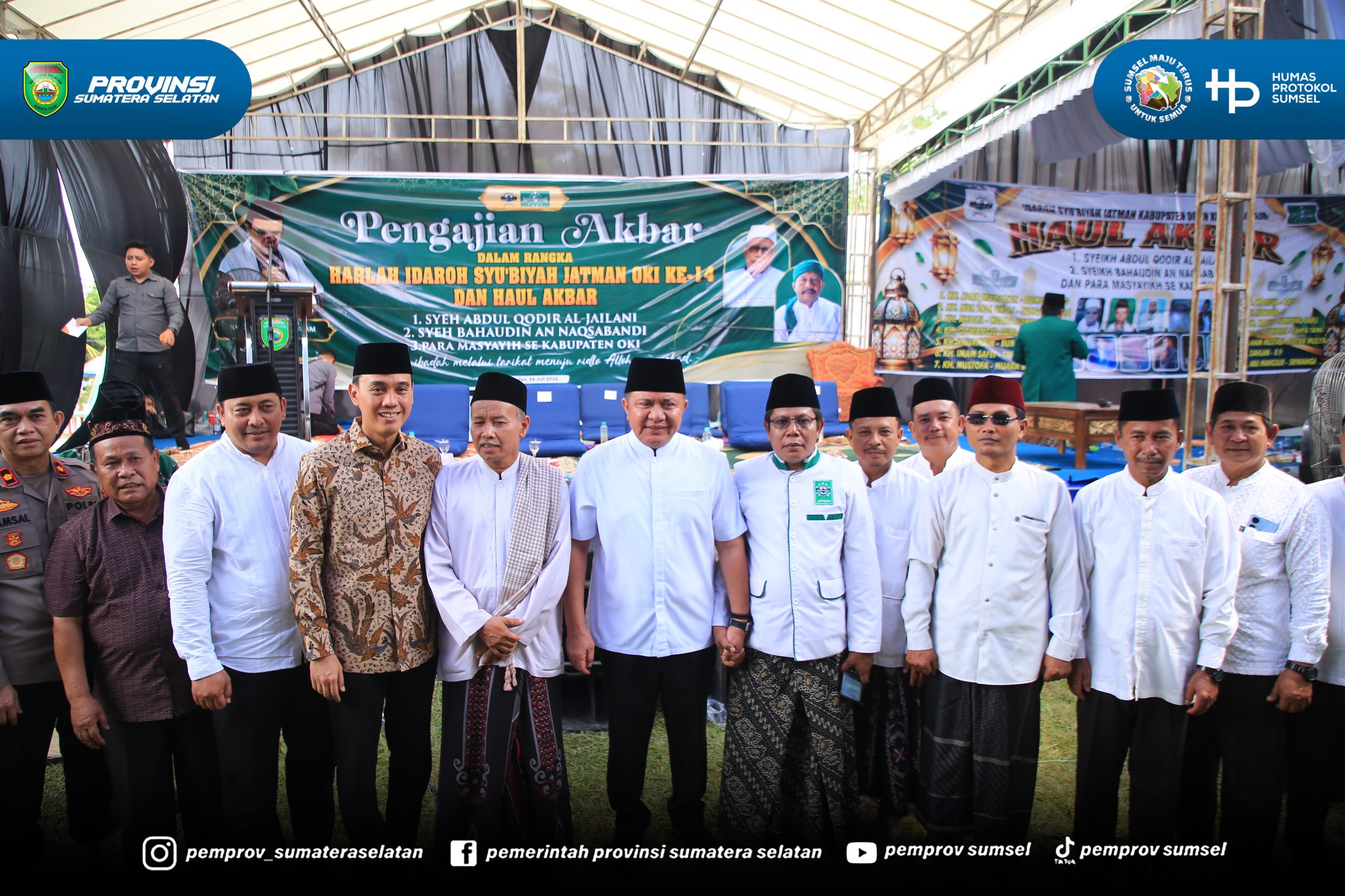 OKI – Gubernur Sumatera Selatan (Sumsel) Dr. H. Herman Deru mengajak seluruh elemen masyarakat untuk terus memperkuat silaturahmi antara ulama, umara, dan umat sebagai fondasi dalam menjaga persatuan serta membangun kehidupan bermasyarakat yang ha...