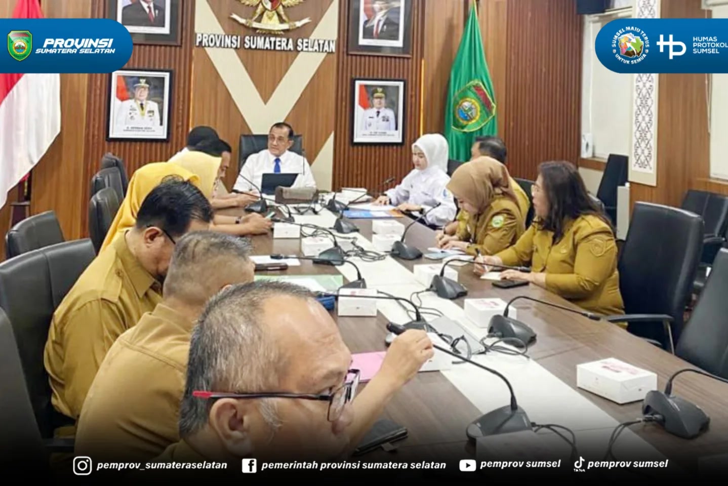 Palembang. Sekretaris Daerah Provinsi Sumatera Selatan (Sumsel) H. Edward Candra menegaskan komitmen Pemerintah Provinsi Sumsel dalam memperkuat transformasi digital pemerintahan saat menghadiri Visitasi Tim Penilai Askompsi Digital Leadership Gov...