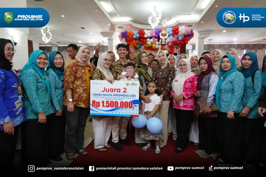 PALEMBANG – Ketua TP PKK Provinsi Sumatera Selatan sekaligus Bunda PAUD Sumsel, Hj. Feby Herman Deru, menegaskan pentingnya inovasi dalam penyelenggaraan Lomba Balita Indonesia agar kegiatan tersebut terus berkembang dan tidak berlangsung secara m...