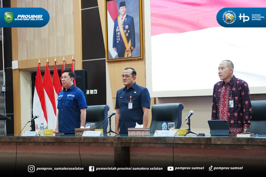 PALEMBANG — Sekretaris Daerah Provinsi Sumatera Selatan (Sumsel) Dr. Drs. H. Edward Candra, M.H. mengapresiasi capaian pelaksanaan Sensus Ekonomi 2026 di Provinsi Sumsel yang telah mendekati 80 persen. Capaian tersebut menempatkan Sumsel di jajara...