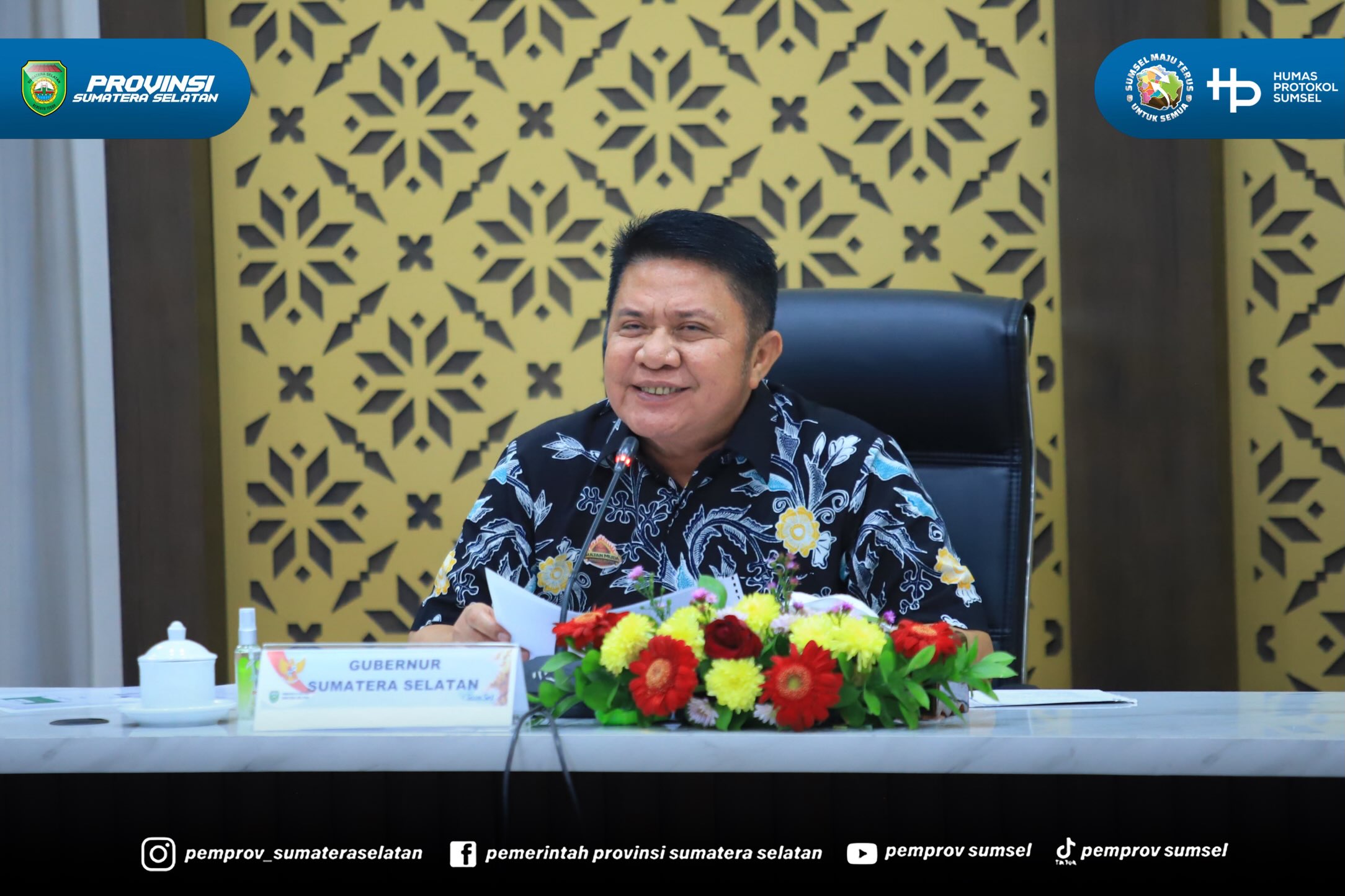 Palembang - Gubernur Sumatera Selatan (Sumsel) H. Herman Deru mengandalkan Program 100.000 Sultan Muda saat asesmen virtual Tim Percepatan Akses Keuangan Daerah (TPKAD) Award 2026 yang digelar dari Griya Agung, Jumat (31/7/2026). Program yang tela...
