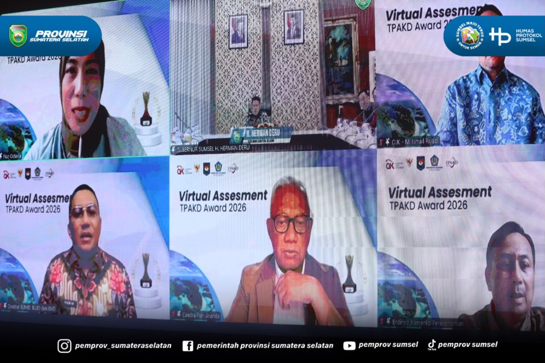 Palembang - Gubernur Sumatera Selatan (Sumsel) H. Herman Deru mengandalkan Program 100.000 Sultan Muda saat asesmen virtual Tim Percepatan Akses Keuangan Daerah (TPKAD) Award 2026 yang digelar dari Griya Agung, Jumat (31/7/2026). Program yang tela...